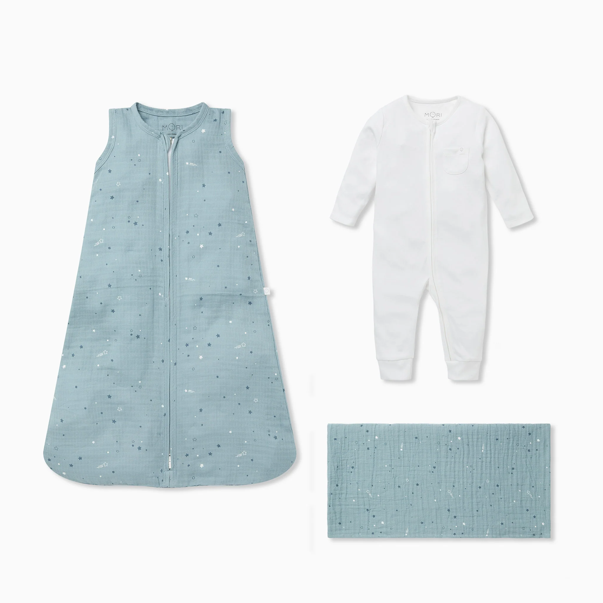 Star Muslin Bedtime Set 0.5 TOG - Image 2
