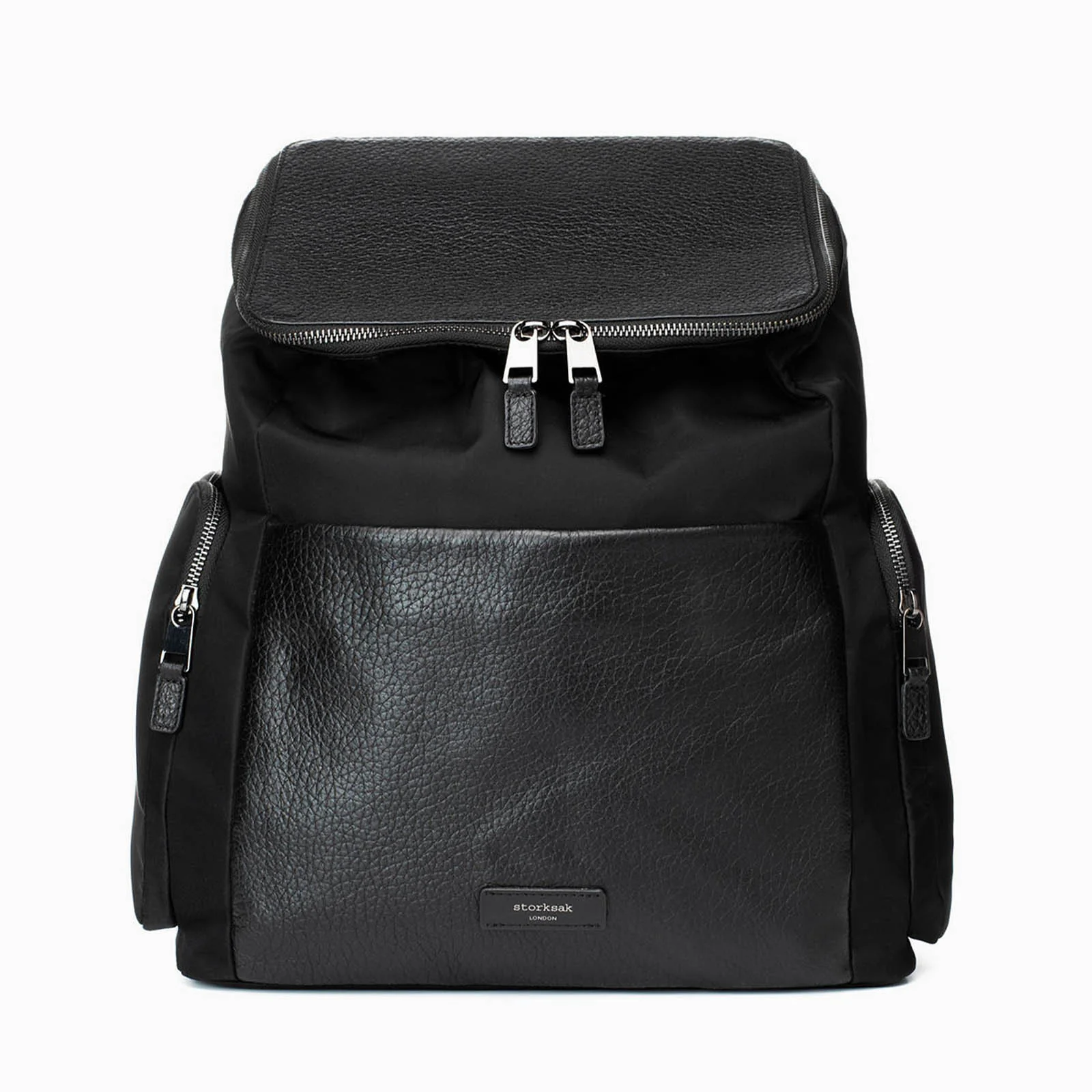 Storksak Alyssa Changing Bag - Black & Gunmetal - Image 2