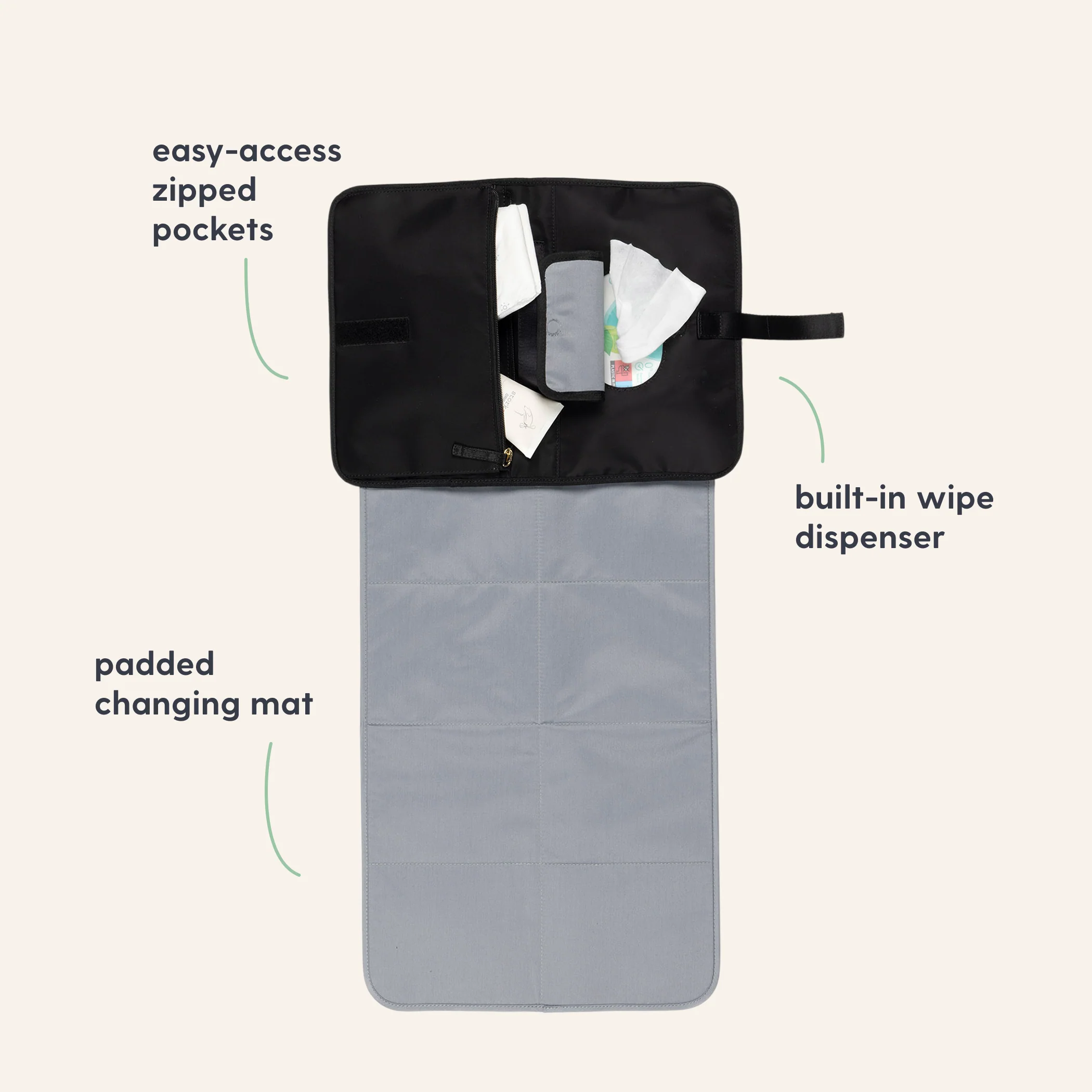 Storksak Baby Changing Station - Black - Image 2