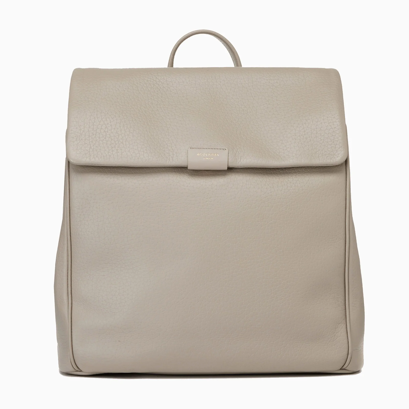 Storksak St James Changing Bag Leather - Taupe - Image 2