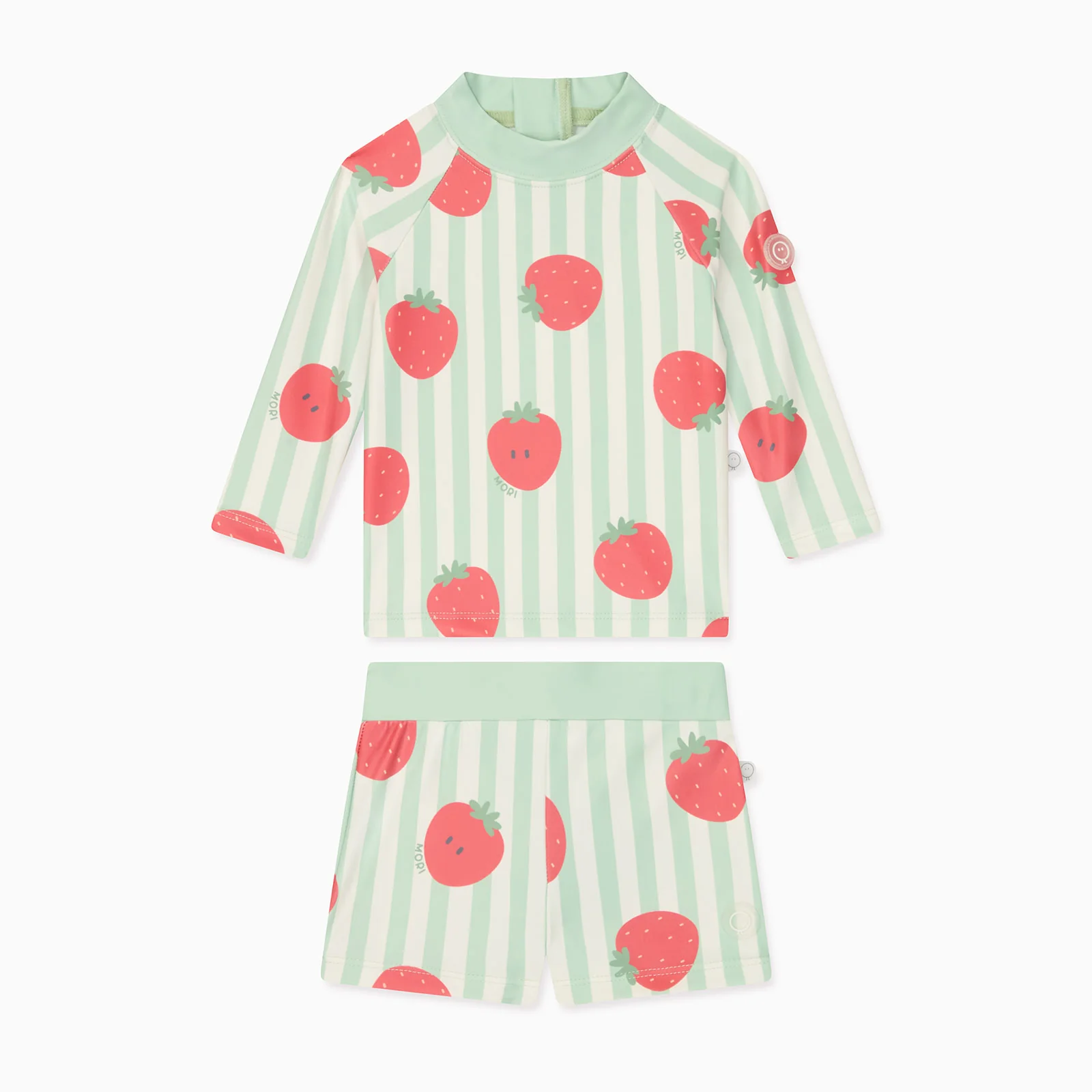 Strawberry Rash Vest & Shorts Outfit