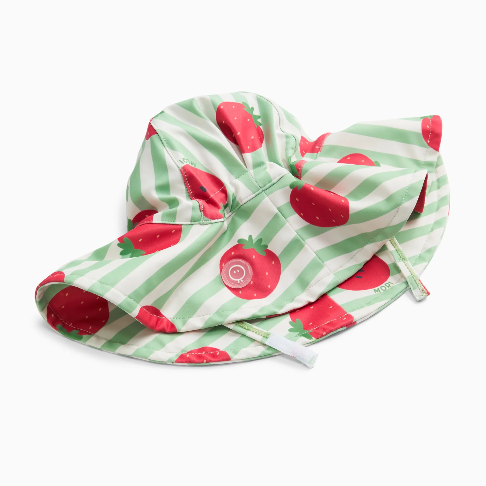 Strawberry Stripe Floppy Sun Hat - Image 2