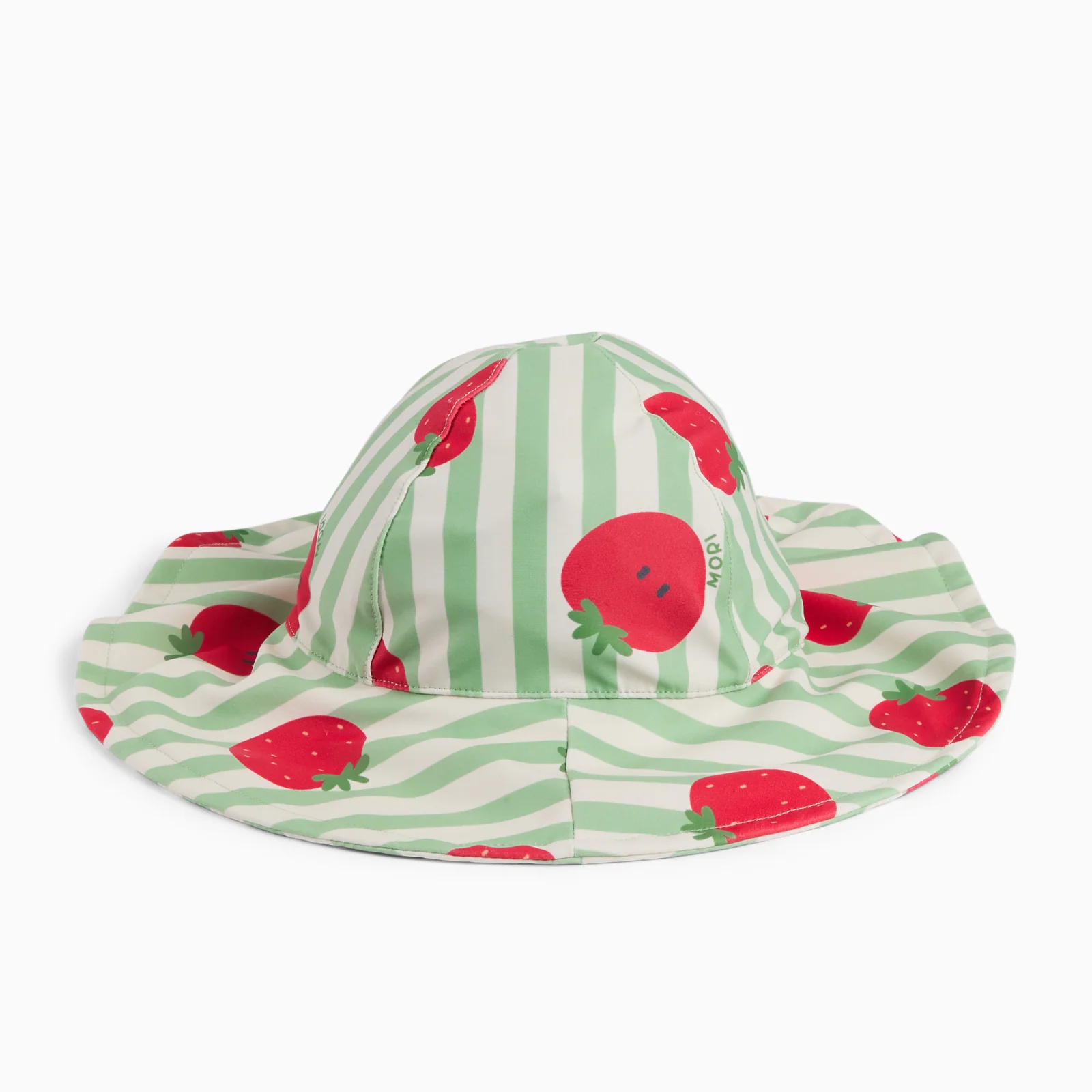 Strawberry Stripe Floppy Sun Hat - Image 3