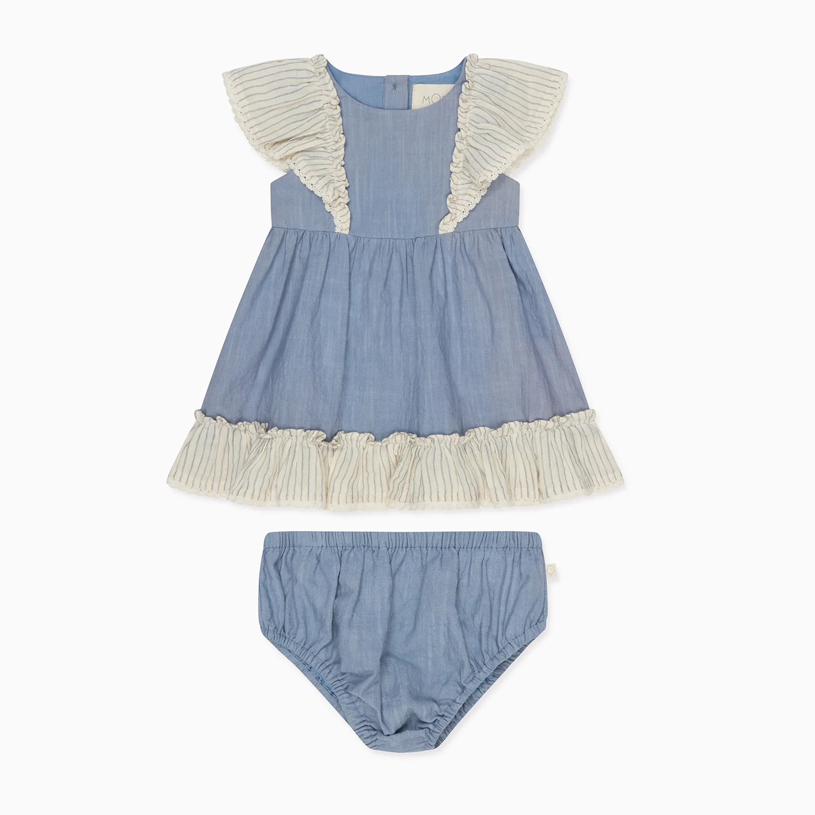 Striped Cotton Dress (& Knickers)