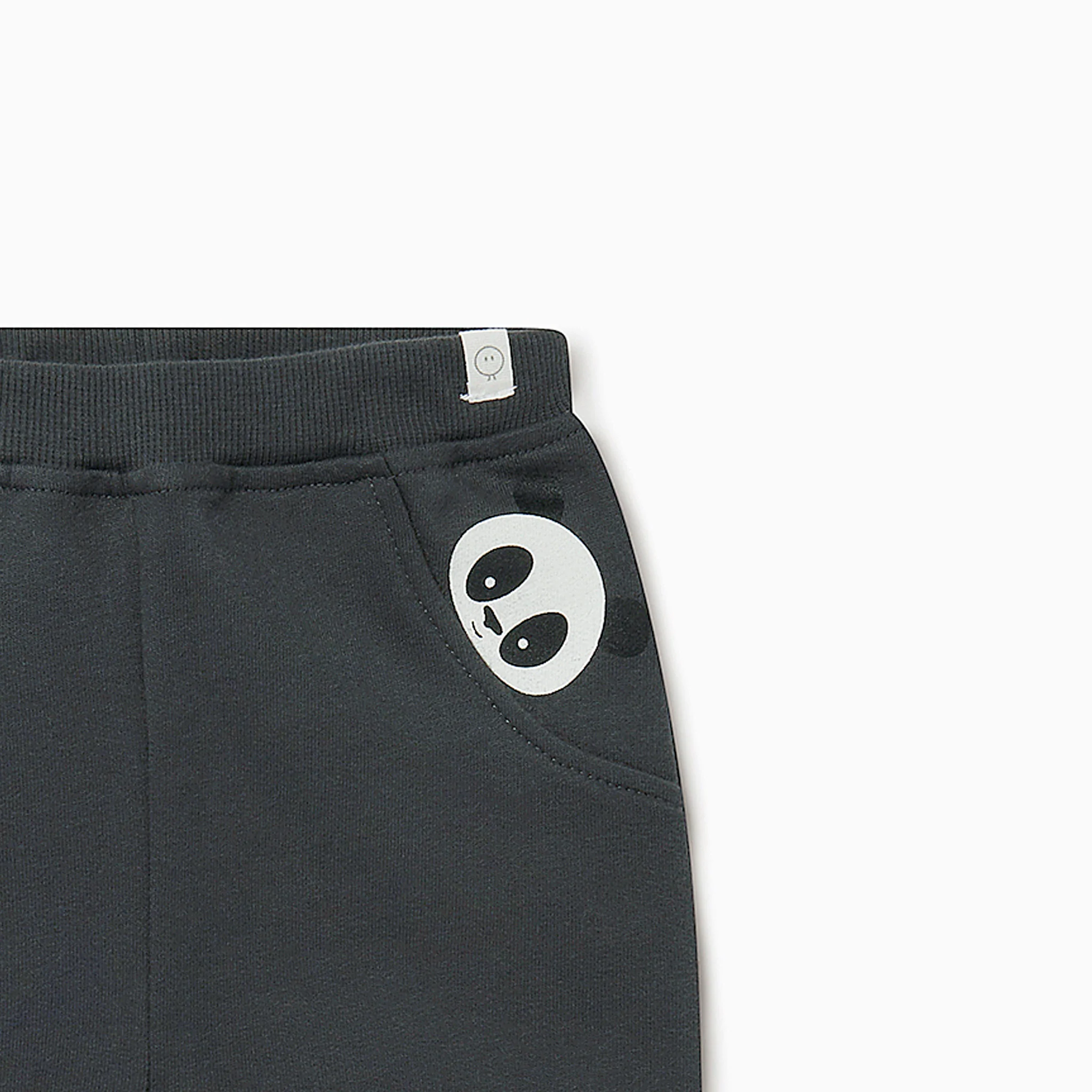 Striped Pocket Sweatshirt & Panda Pocket Joggers Outfit - Image 2