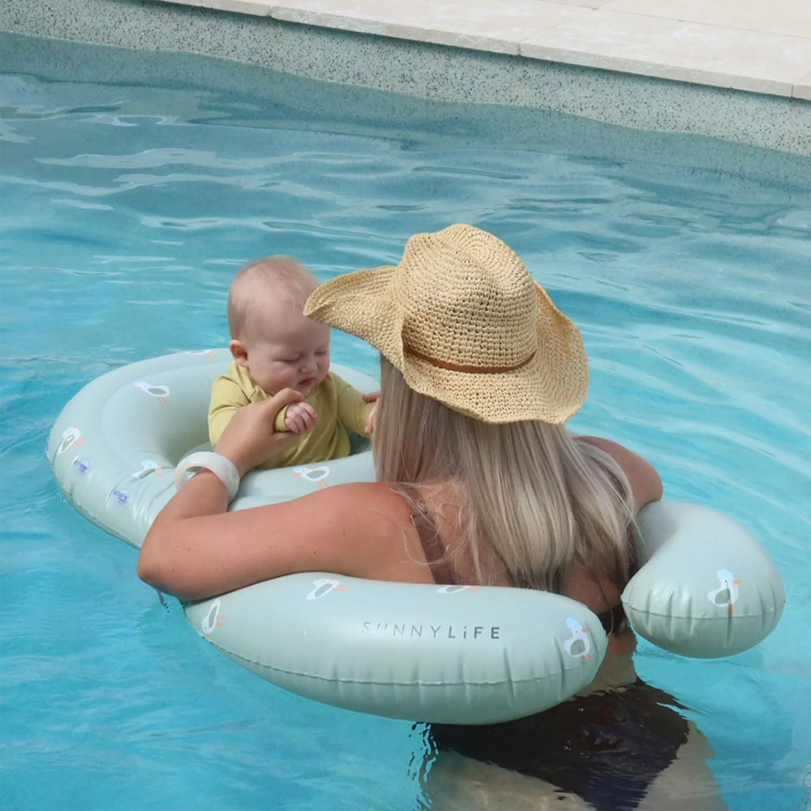 Sunnylife Float Together Baby Seat - Sammy Seagull