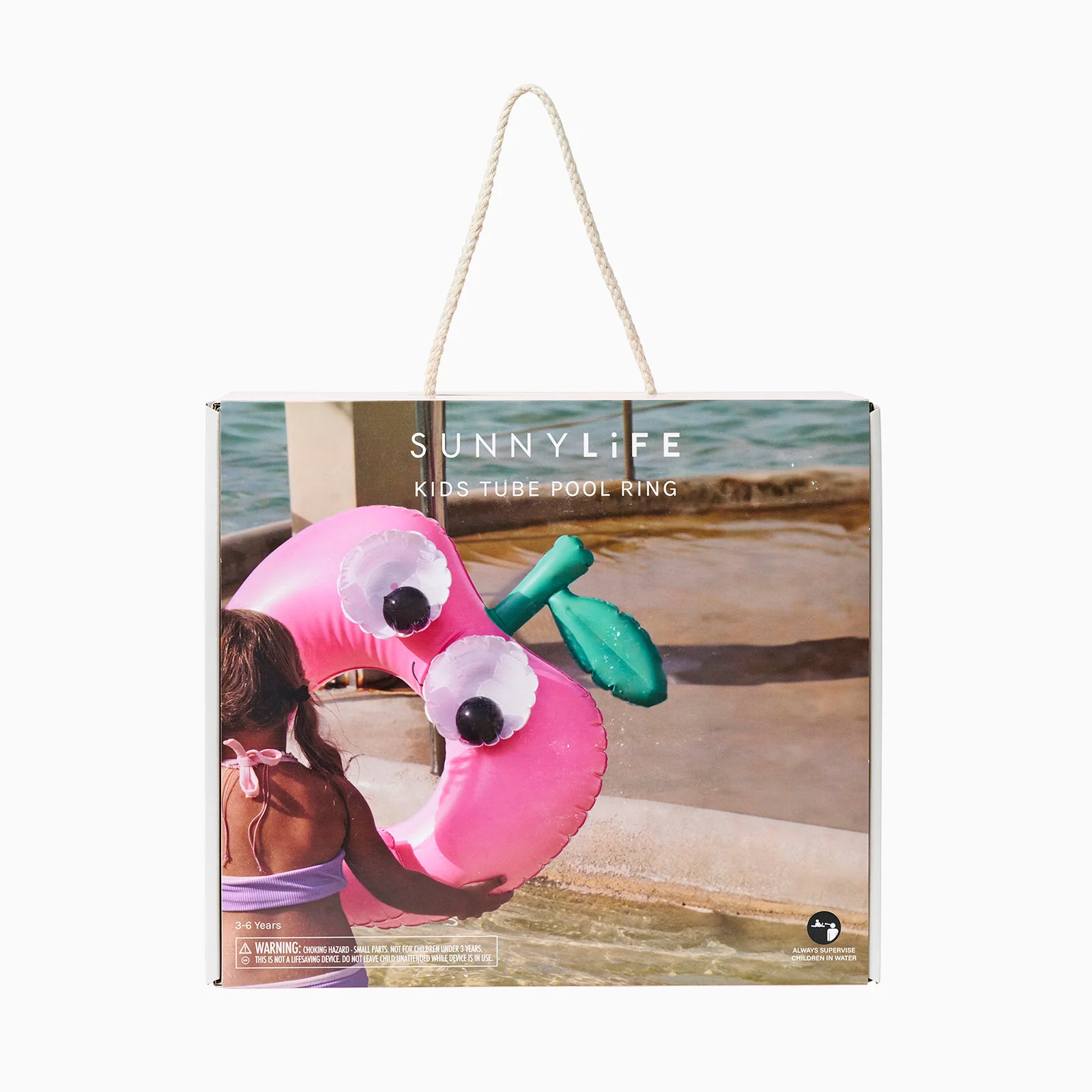 Sunnylife Kids Pool Ring - Poppy Peach - Image 5