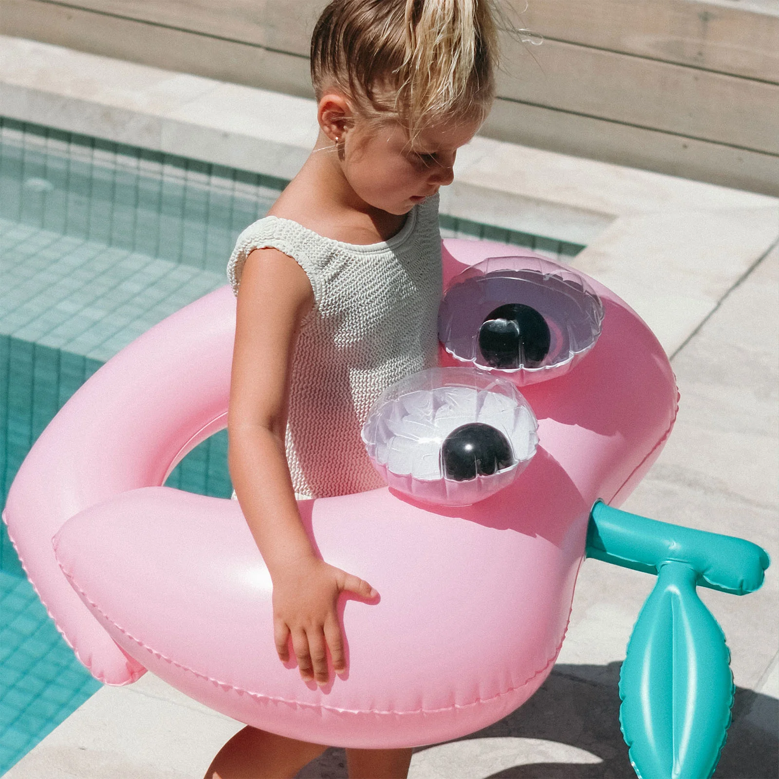 Sunnylife Kids Pool Ring - Poppy Peach - Image 6