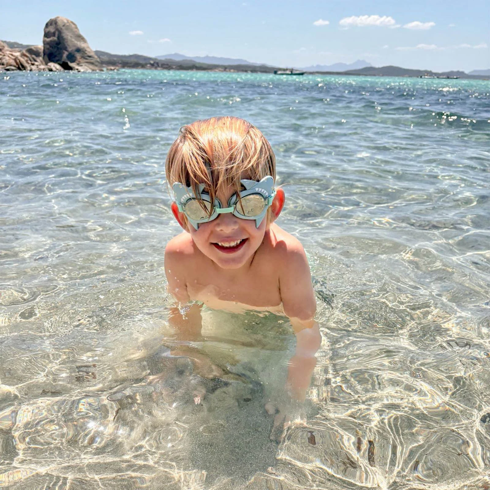 Sunnylife Kids Swim Goggles - Salty Shark