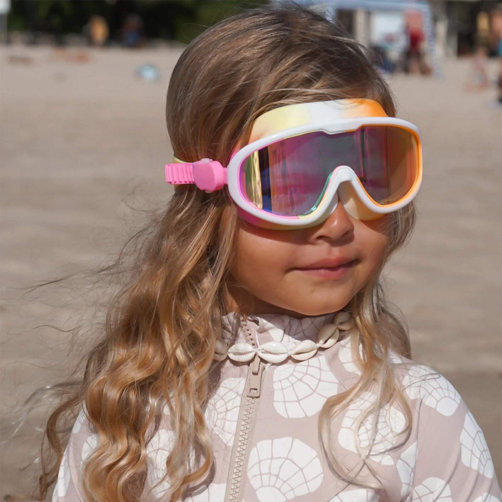 Sunnylife Kids Swim Mask - Poppy Peach - Image 3