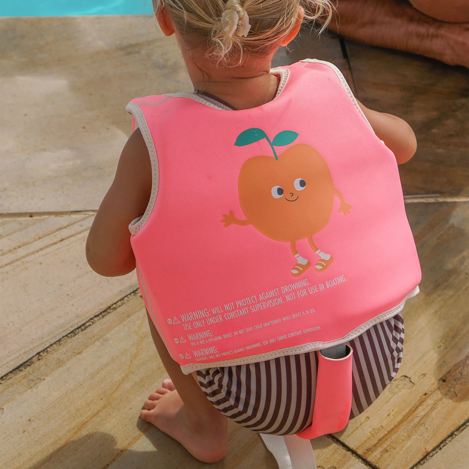 Sunnylife Kids Swim Vest - Poppy Peach - Image 5