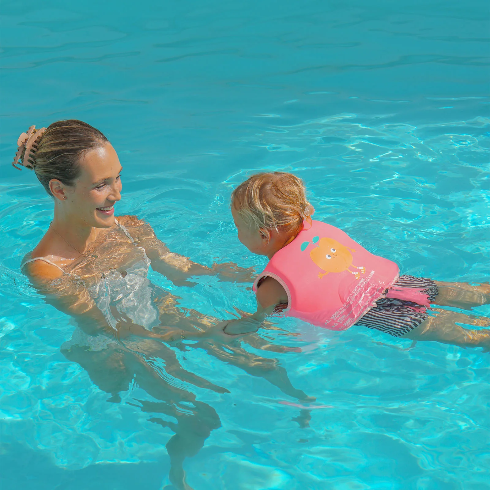 Sunnylife Kids Swim Vest - Poppy Peach - Image 7
