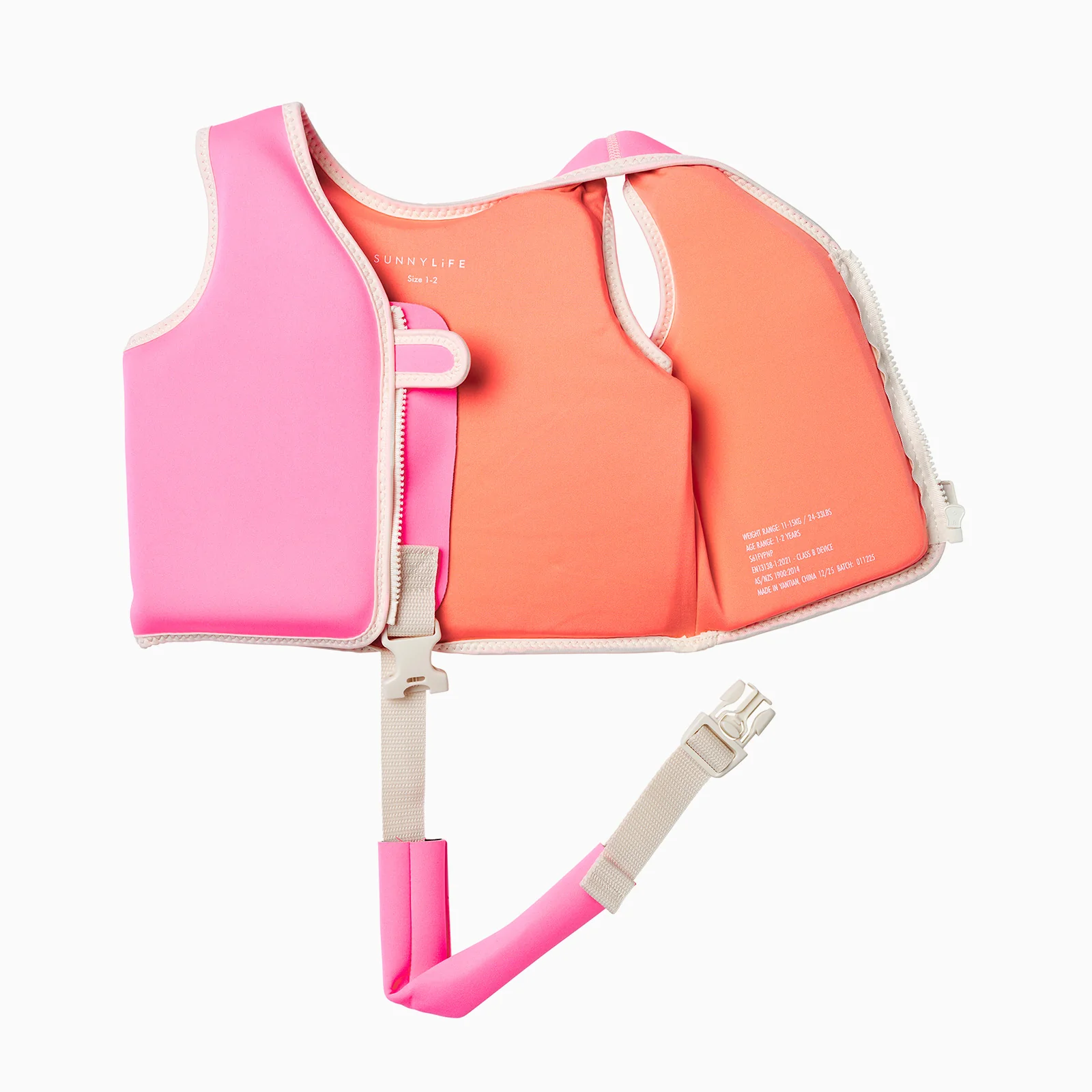 Sunnylife Kids Swim Vest - Poppy Peach - Image 9