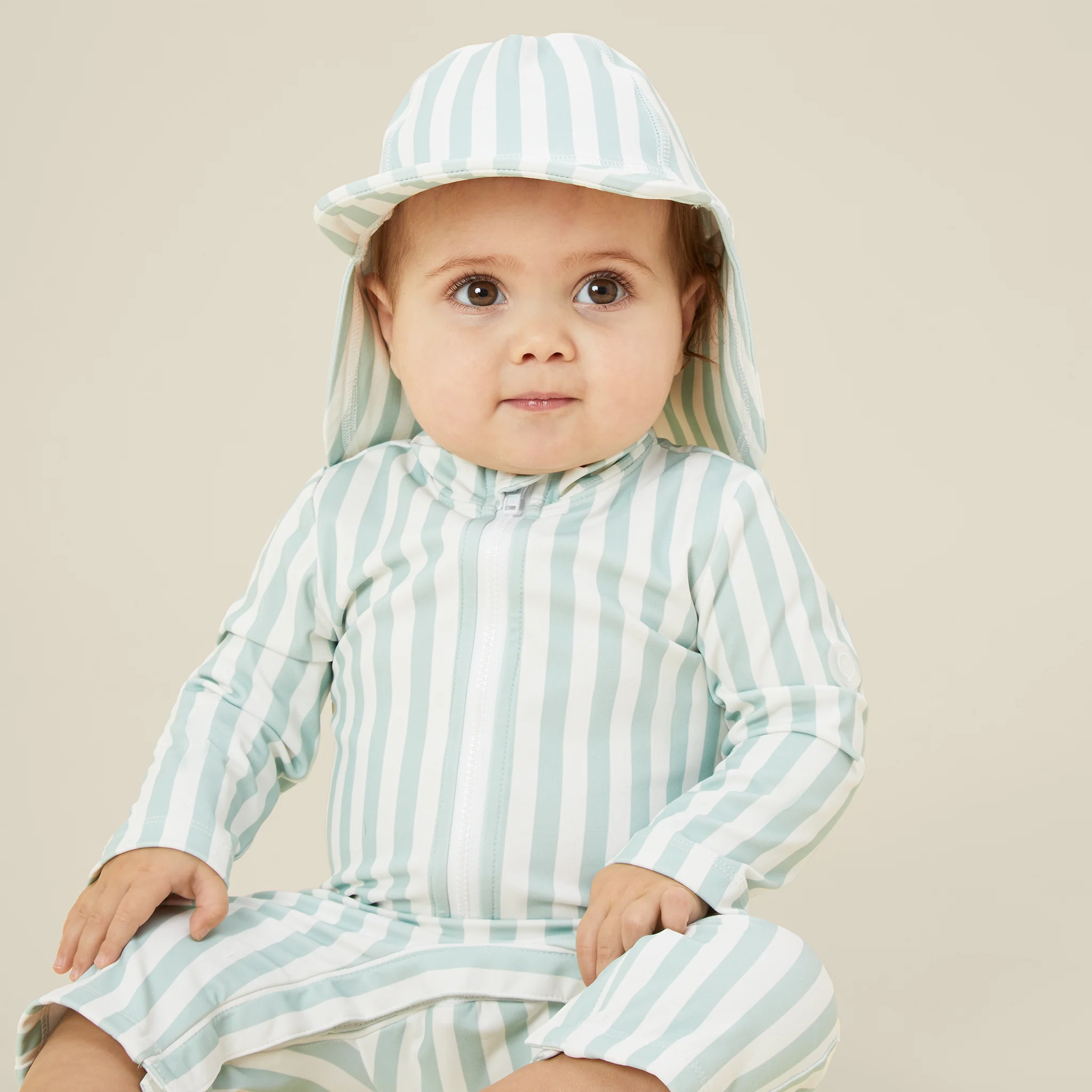 Surf Stripe Sun Safe Swim Hat - Image 2