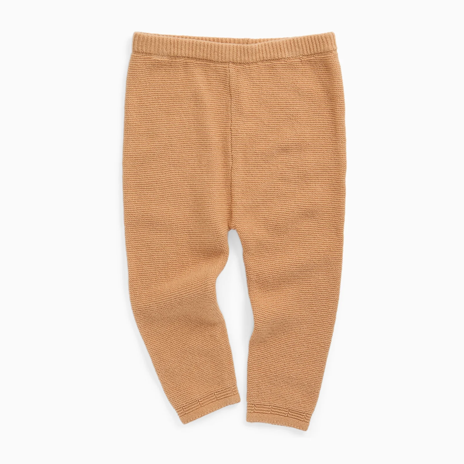 Tan Knitted Leggings - Image 2