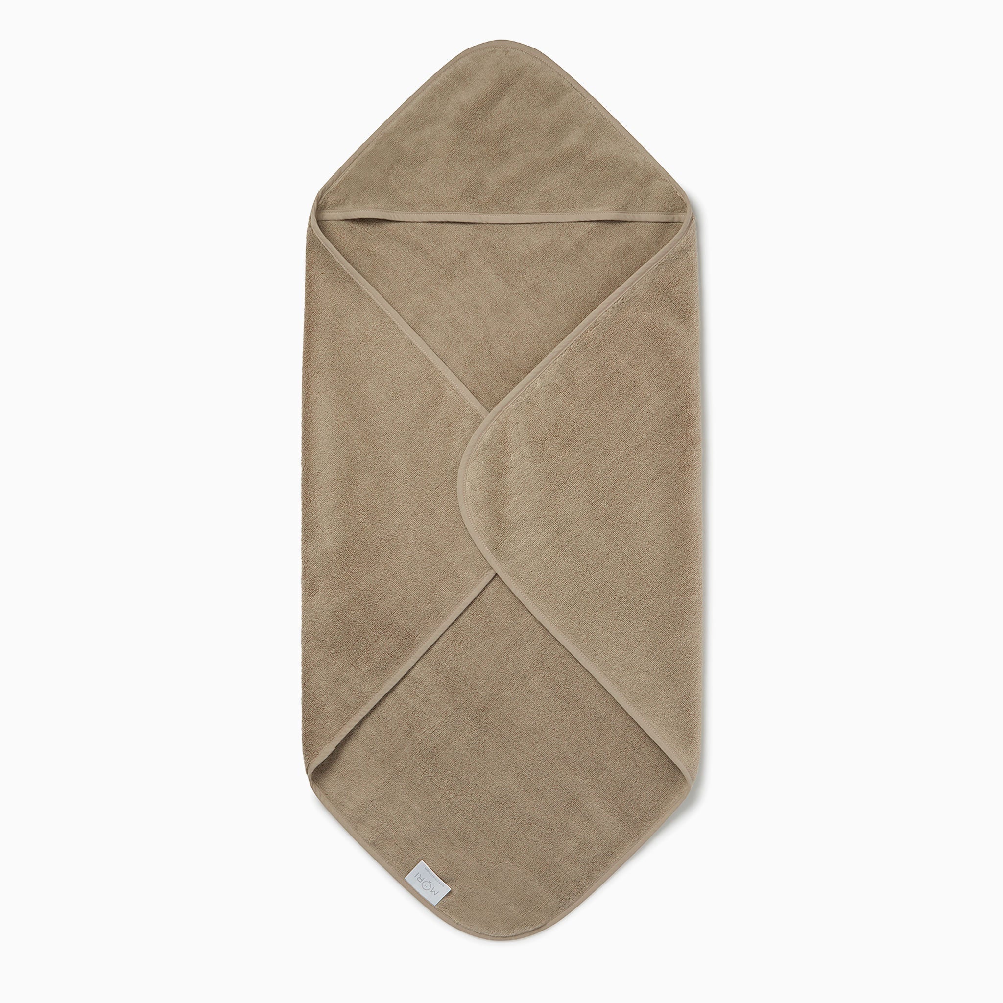 Taupe Hooded Baby Bath Towel