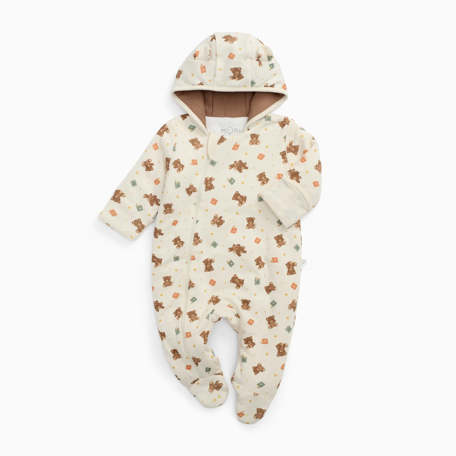 Teddy Bear Print Pramsuit - Image 3
