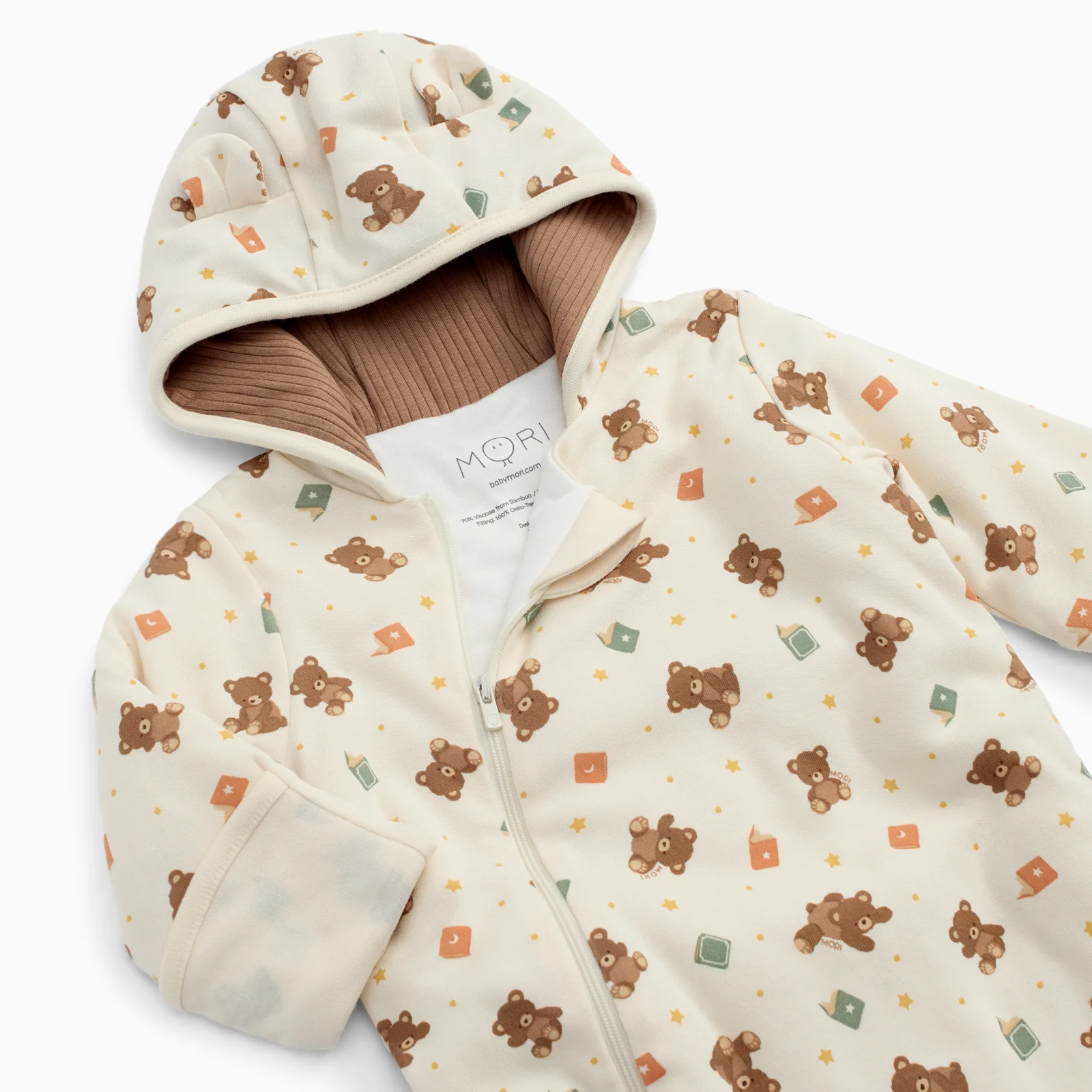 Teddy Bear Print Pramsuit - Image 5