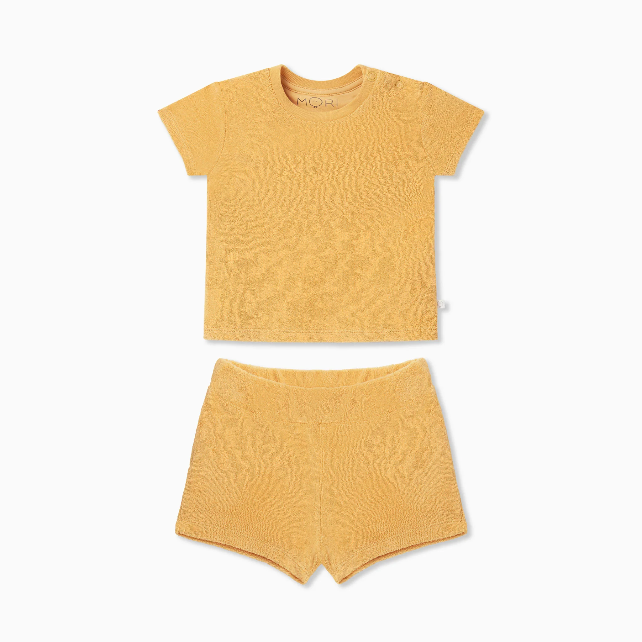 Terry Towelling T-Shirt & Shorts Outfit