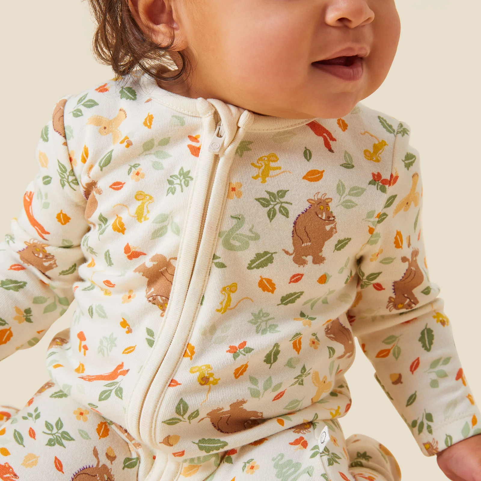 Gruffalo Woodland Clever Zip Sleepsuit - Image 5