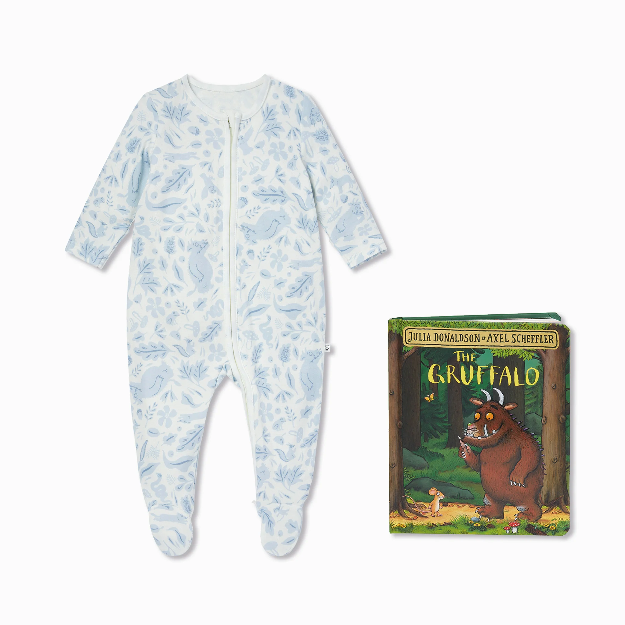 The Gruffalo Zip-Up Sleepsuit & Book Set - Image 2