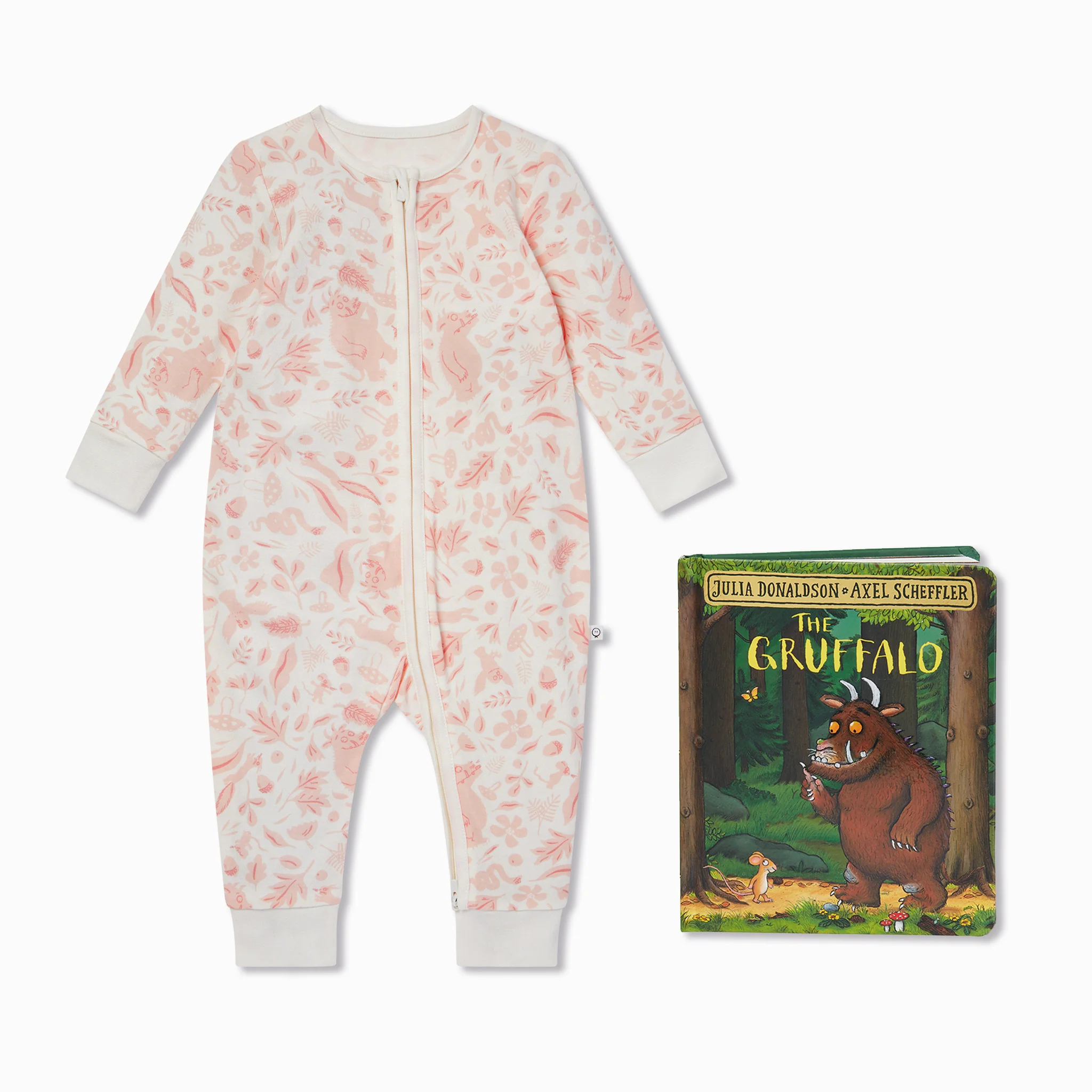 The Gruffalo Zip-Up Sleepsuit & Book Set - Image 3