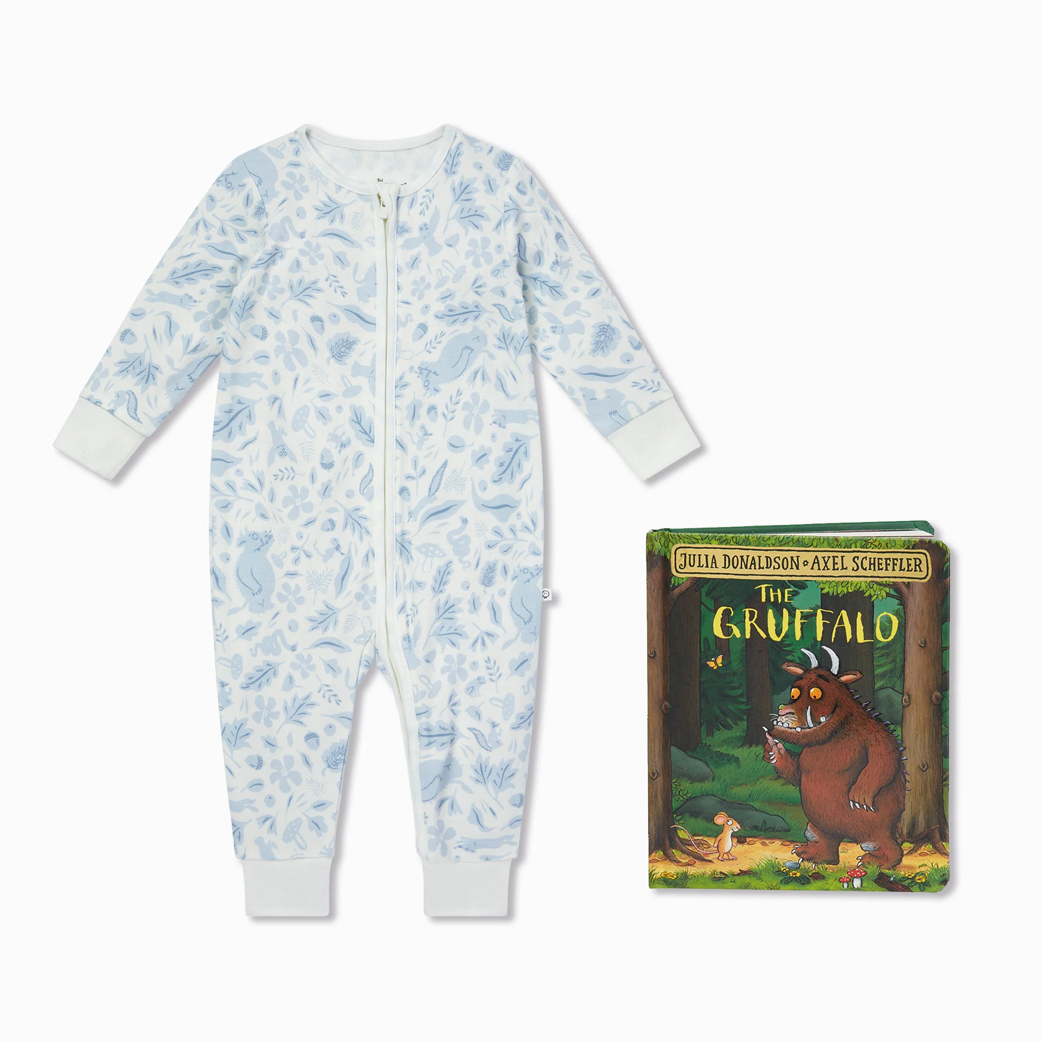 The Gruffalo Zip-Up Sleepsuit & Book Set - Image 4