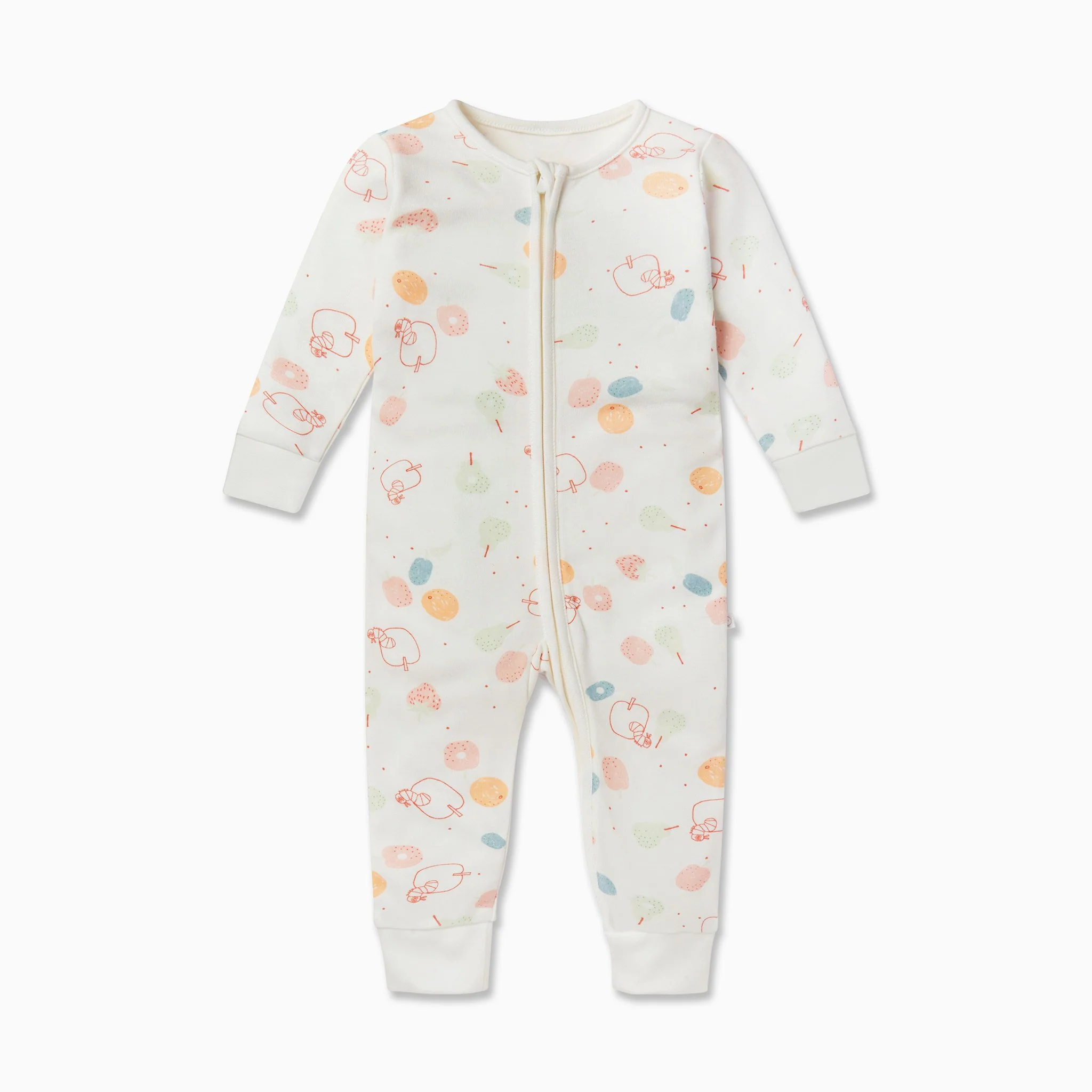 The Very Hungry Caterpillar Print Clever Zip Sleepsuit - Image 4