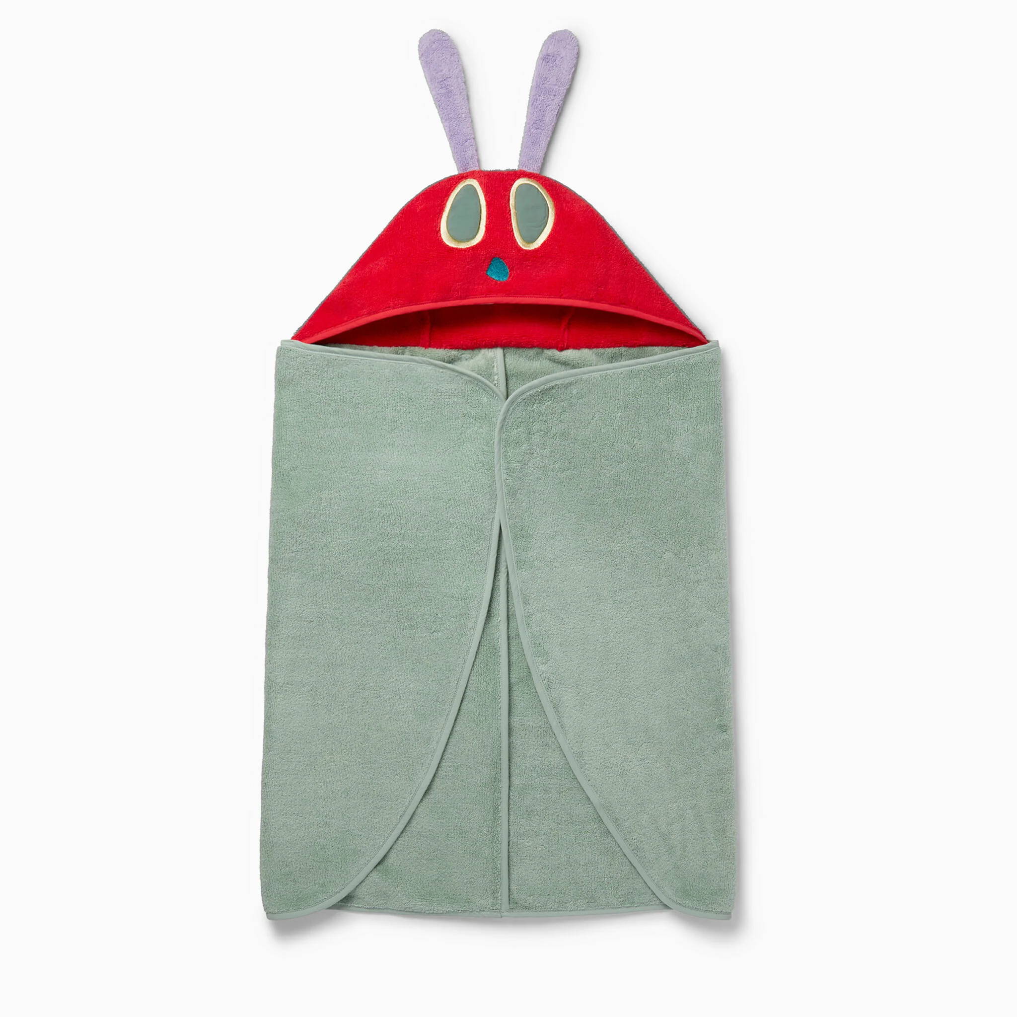The Very Hungry Caterpillar Baby & Kids Hooded Bath Towel - Image 2