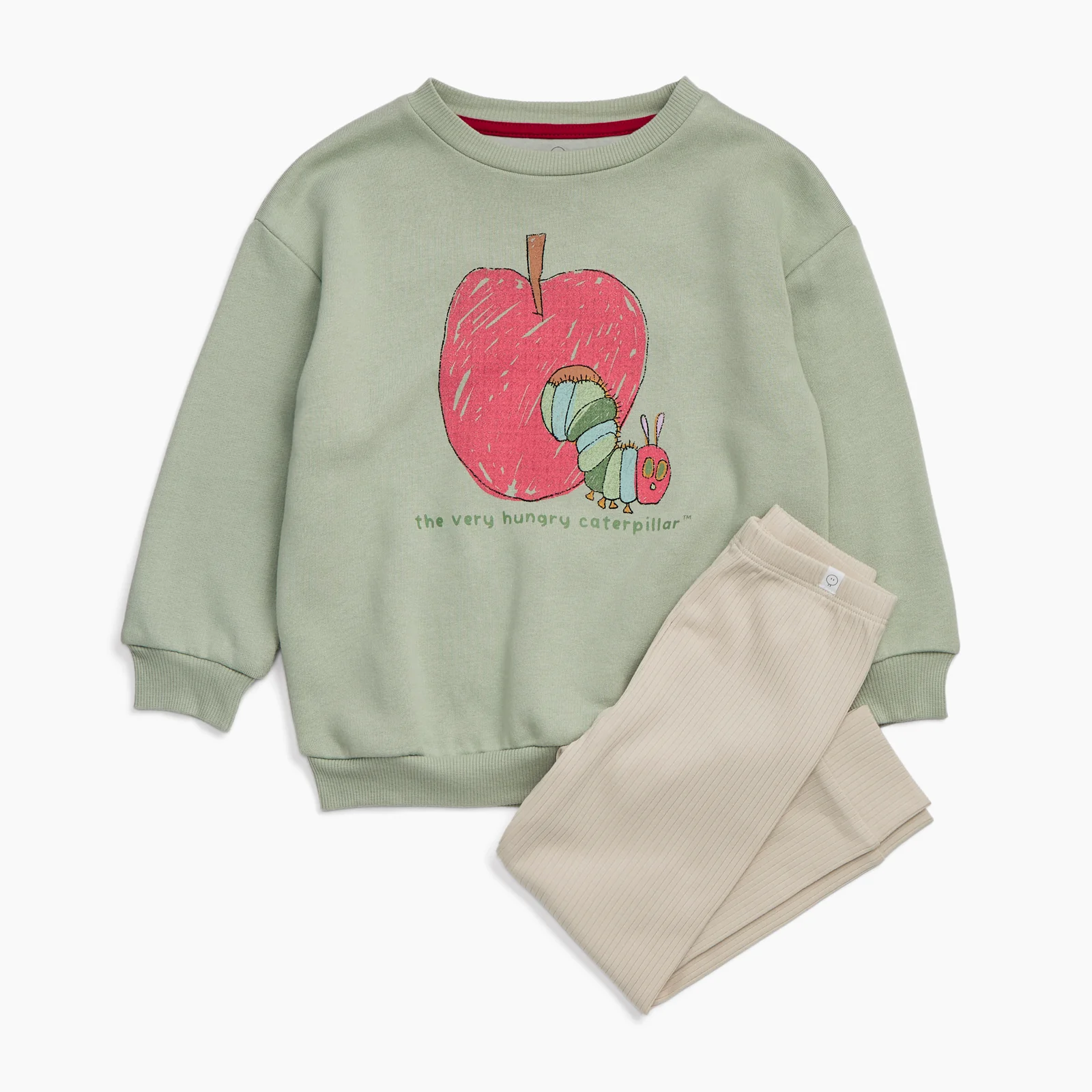 The Very Hungry Caterpillar Oversized Sweatshirt & Ribbed Leggings Outfit