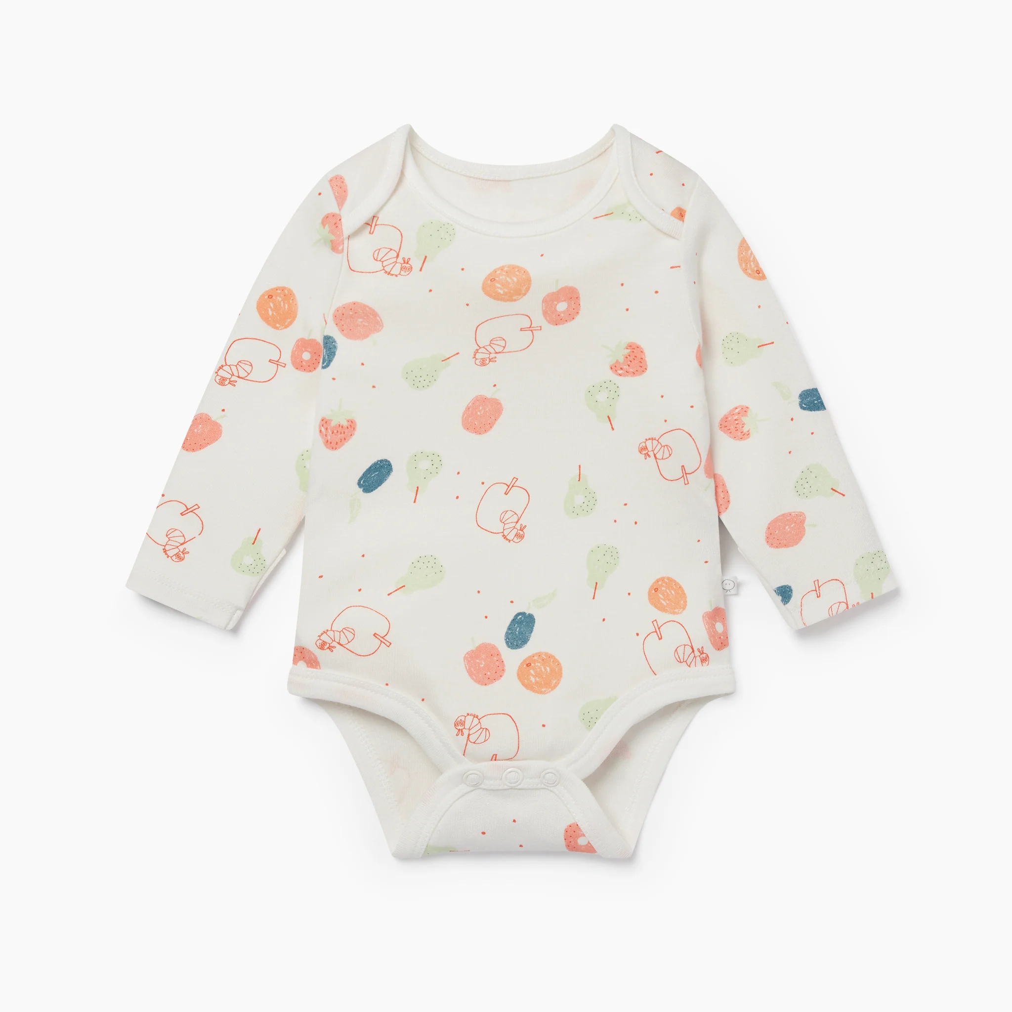 The Very Hungry Caterpillar Print Bodysuit & Romper Outfit - Image 2