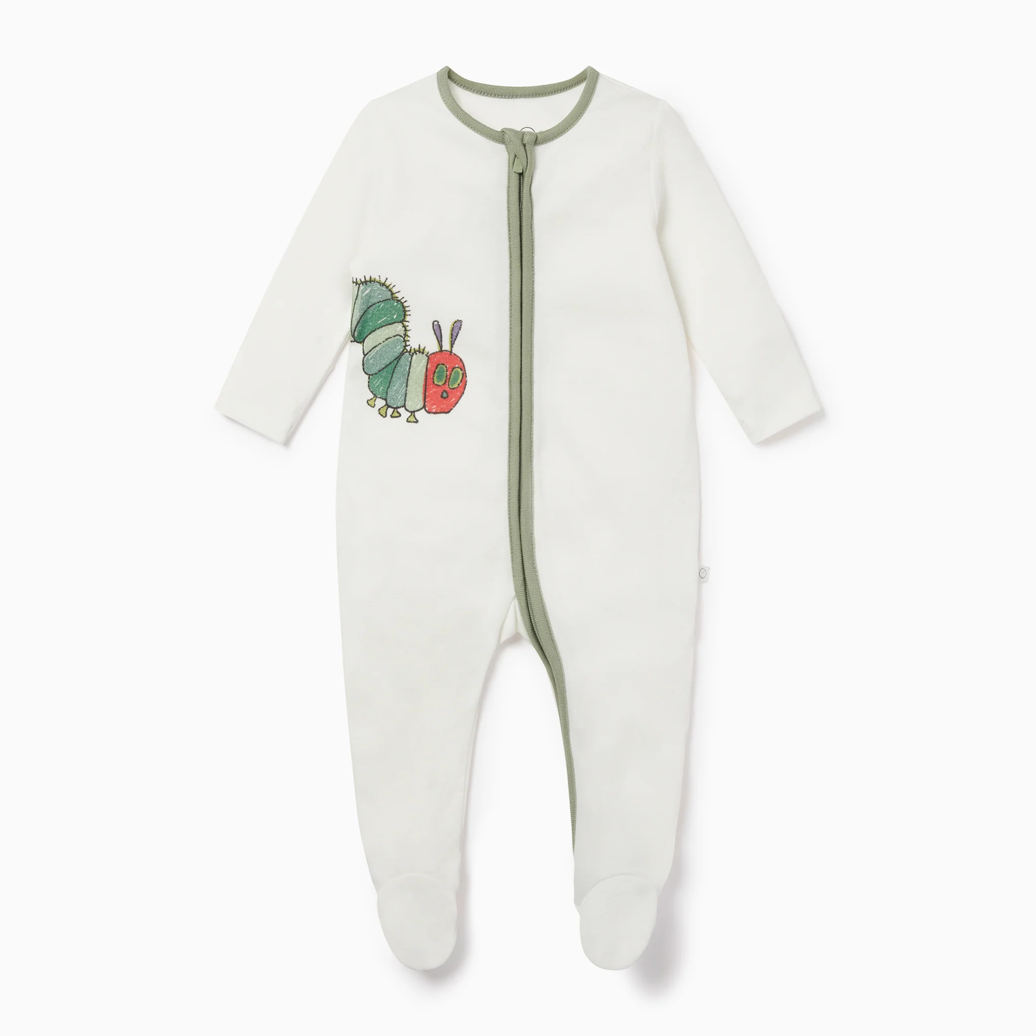 The Very Hungry Caterpillar Zip-Up Sleepsuit - Image 2