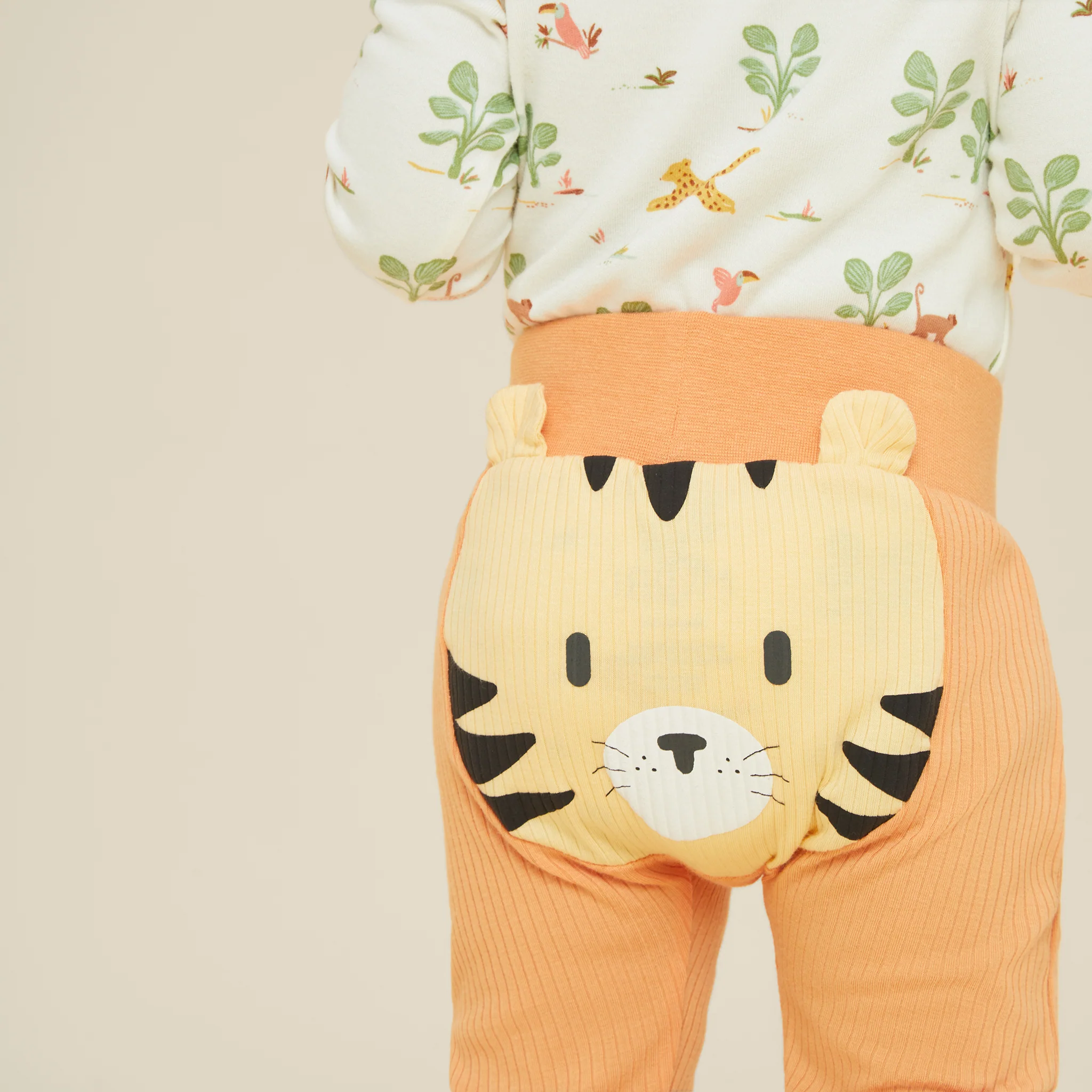 Tiger Ribbed Joggers - Image 3