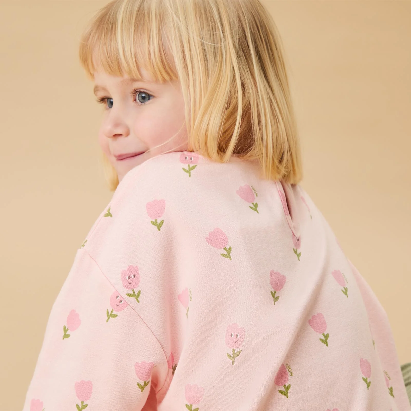 Tiny Tulips Oversized Sweatshirt - Image 2