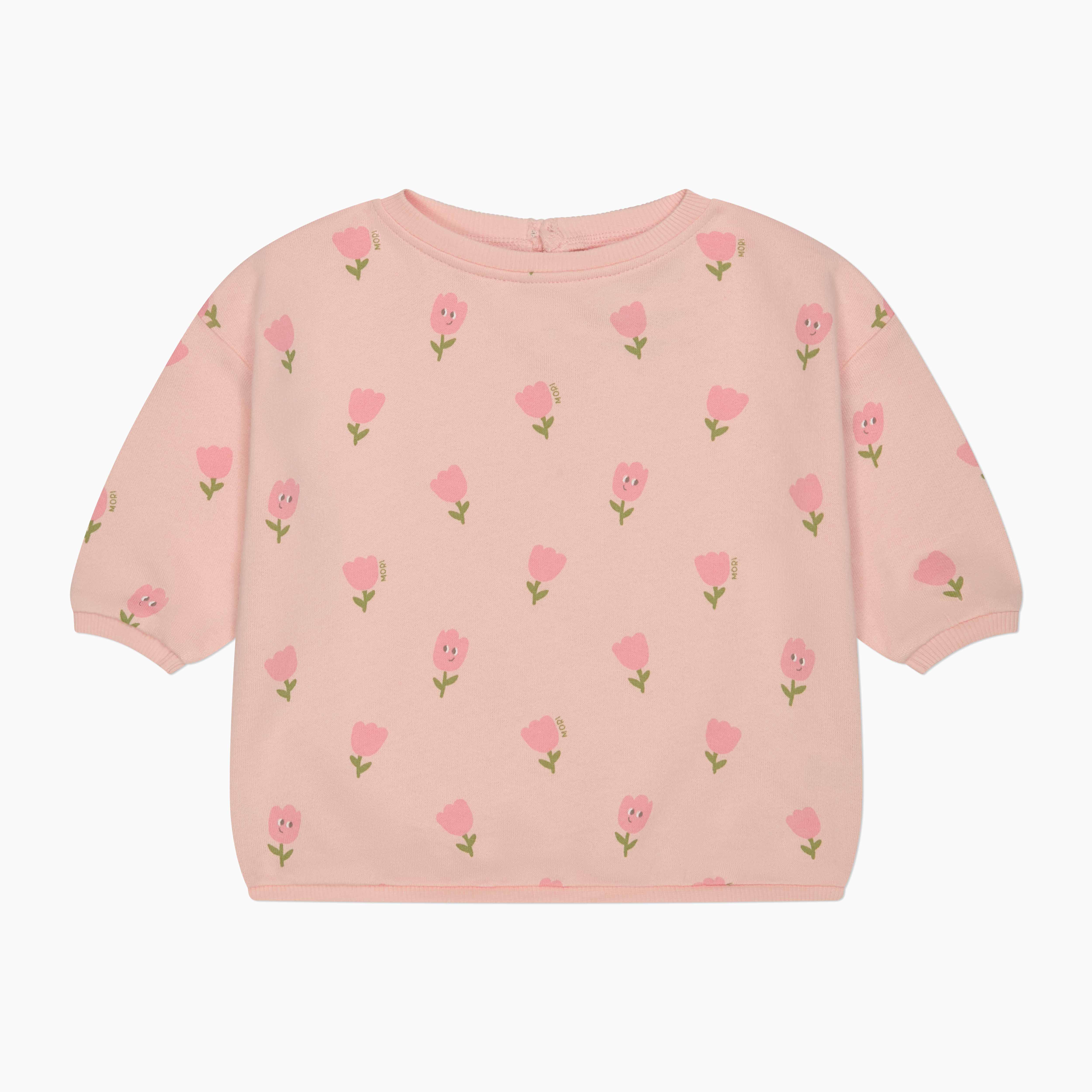 Tiny Tulips Oversized Sweatshirt - Image 3