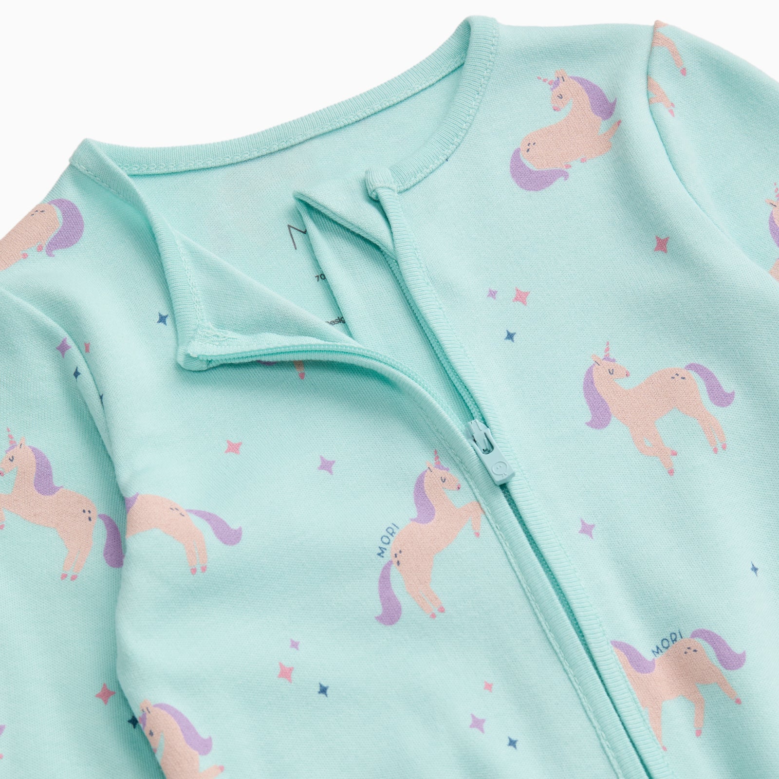 Unicorn Dreams Clever Zip Sleepsuit - Image 3