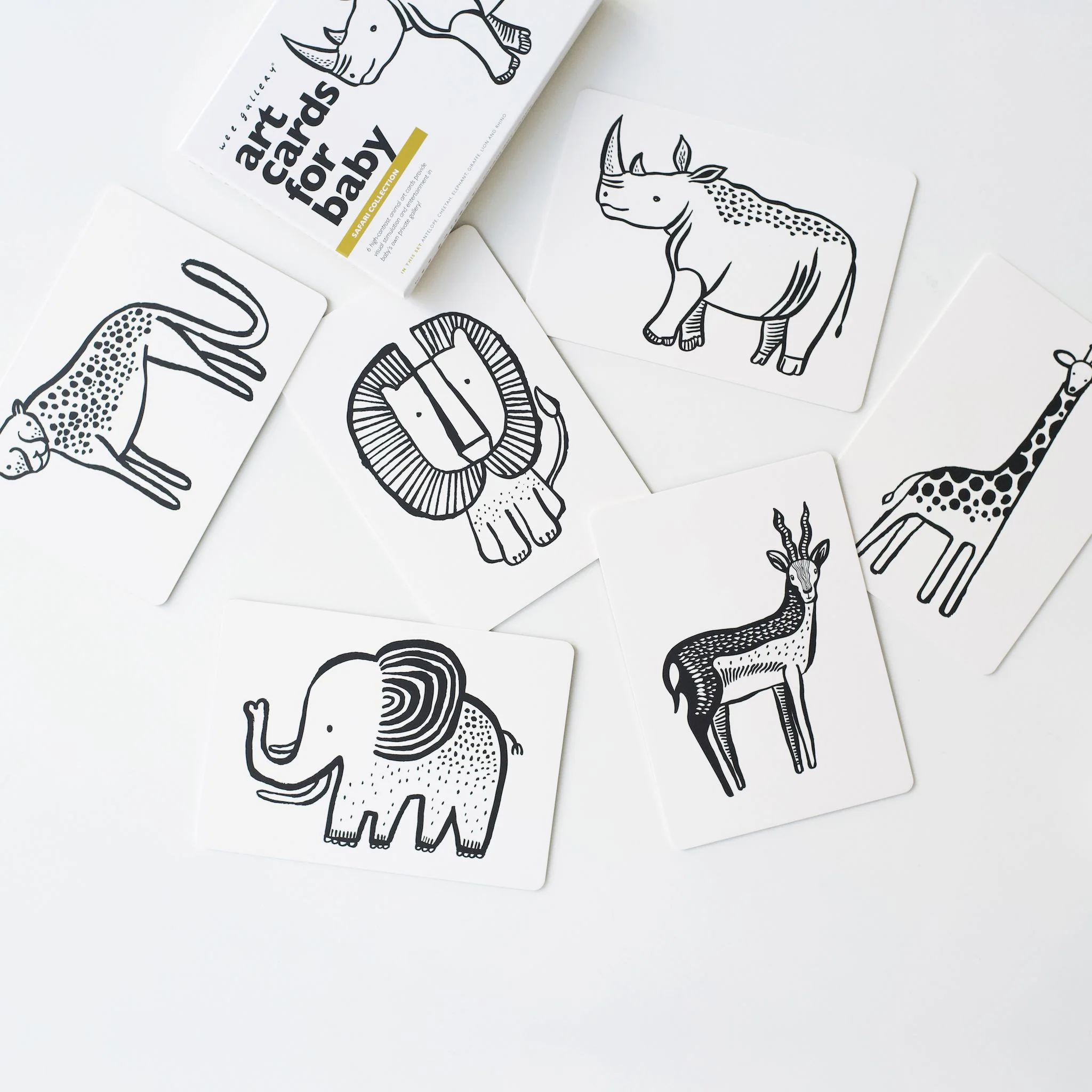 Wee Gallery Jungle Art Cards for Baby - Image 3