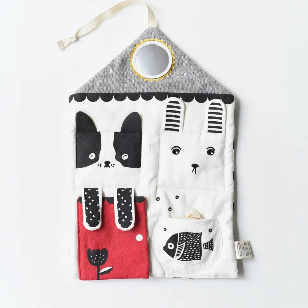 Wee Gallery Organic Cotton Peekaboo Pets Activity Pad