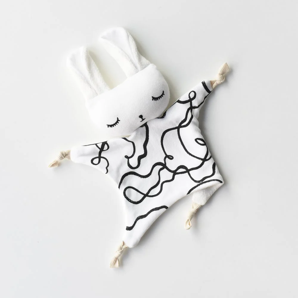Wee Gallery Ribbons Cuddle Bunny