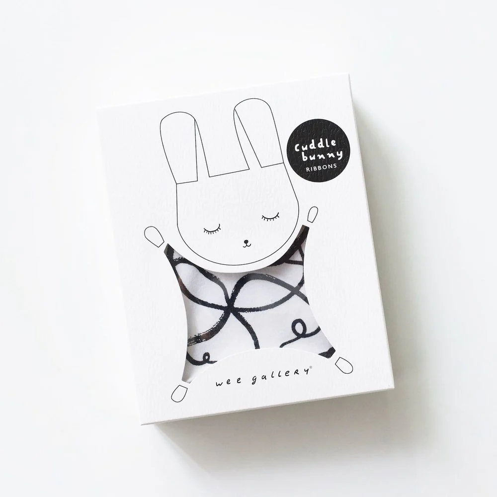 Wee Gallery Ribbons Cuddle Bunny - Image 2