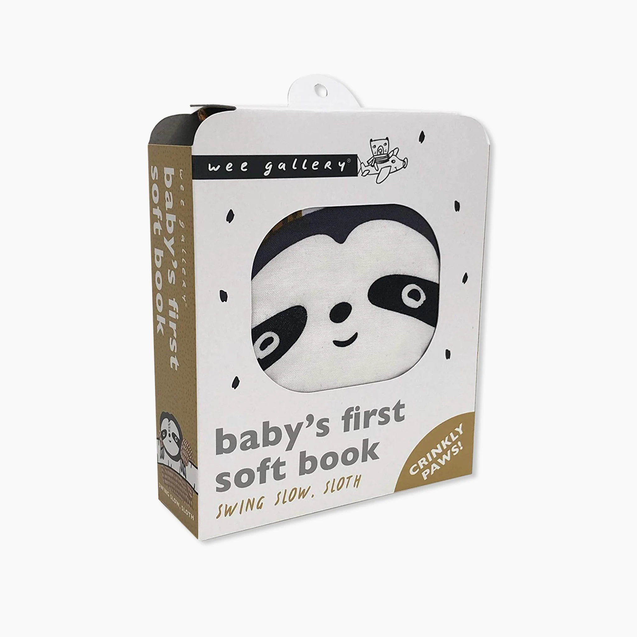 Wee Gallery Sloth Soft Cloth Book