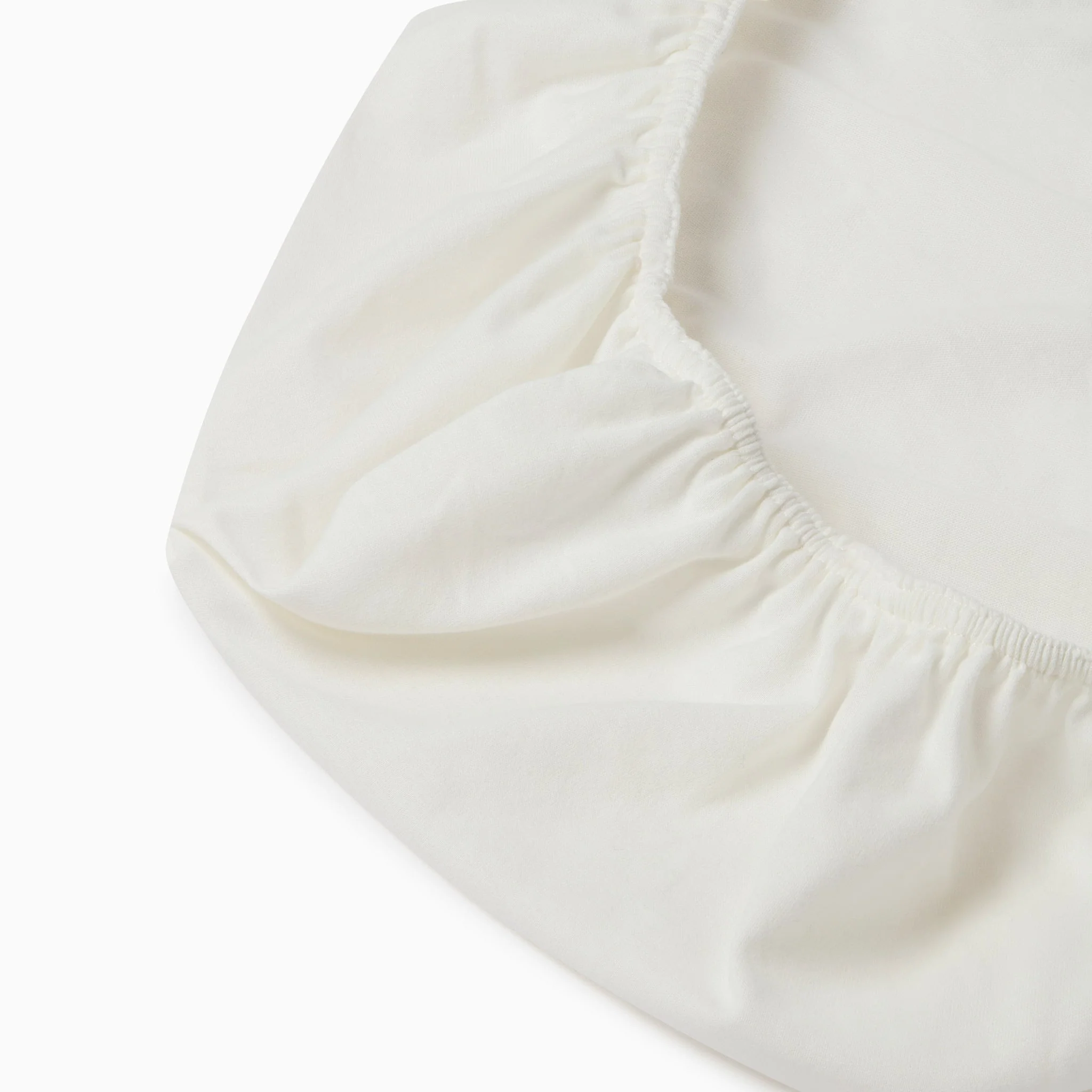 White Moses Basket Fitted Sheet - Image 2