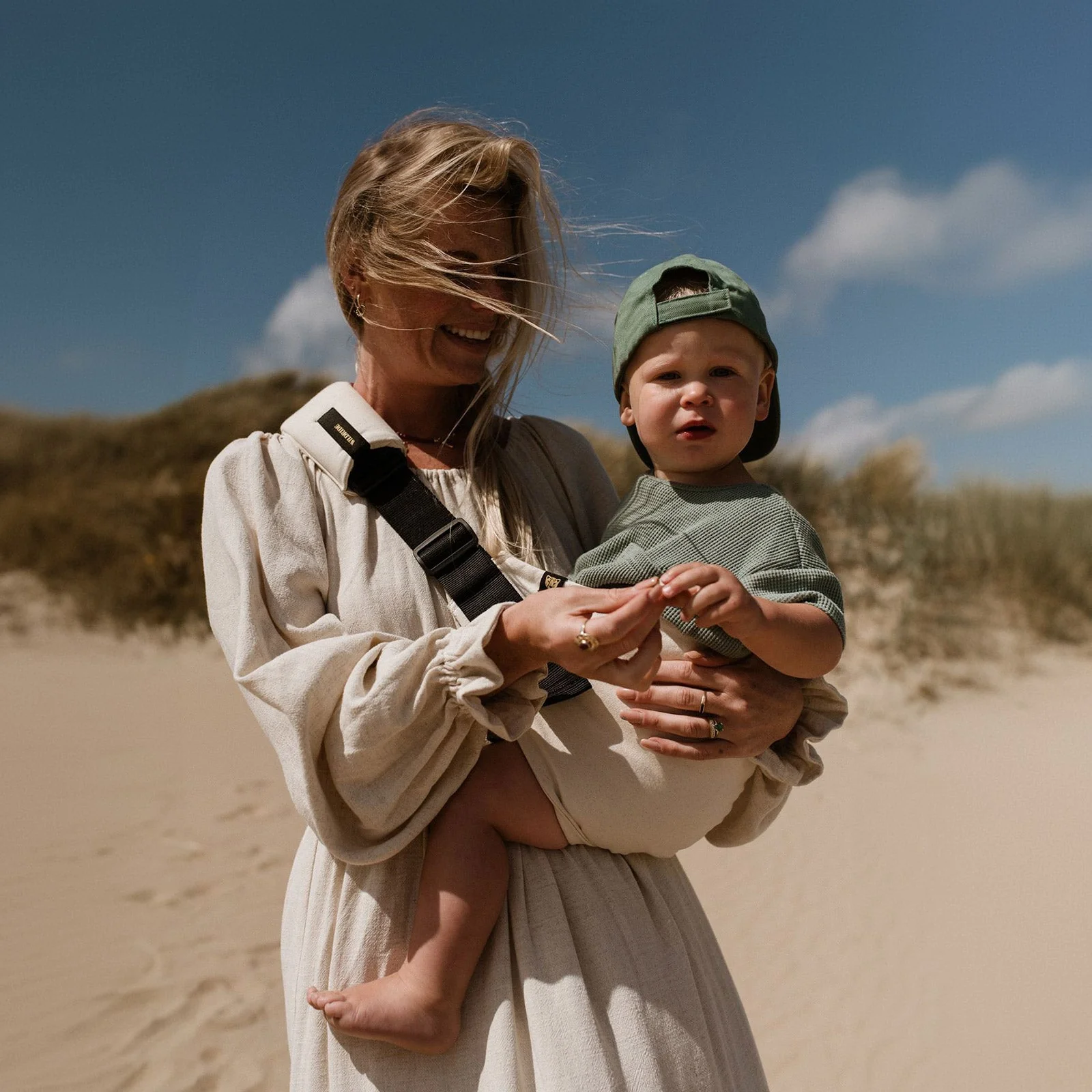 Wildride Eco Toddler Carrier - Off White