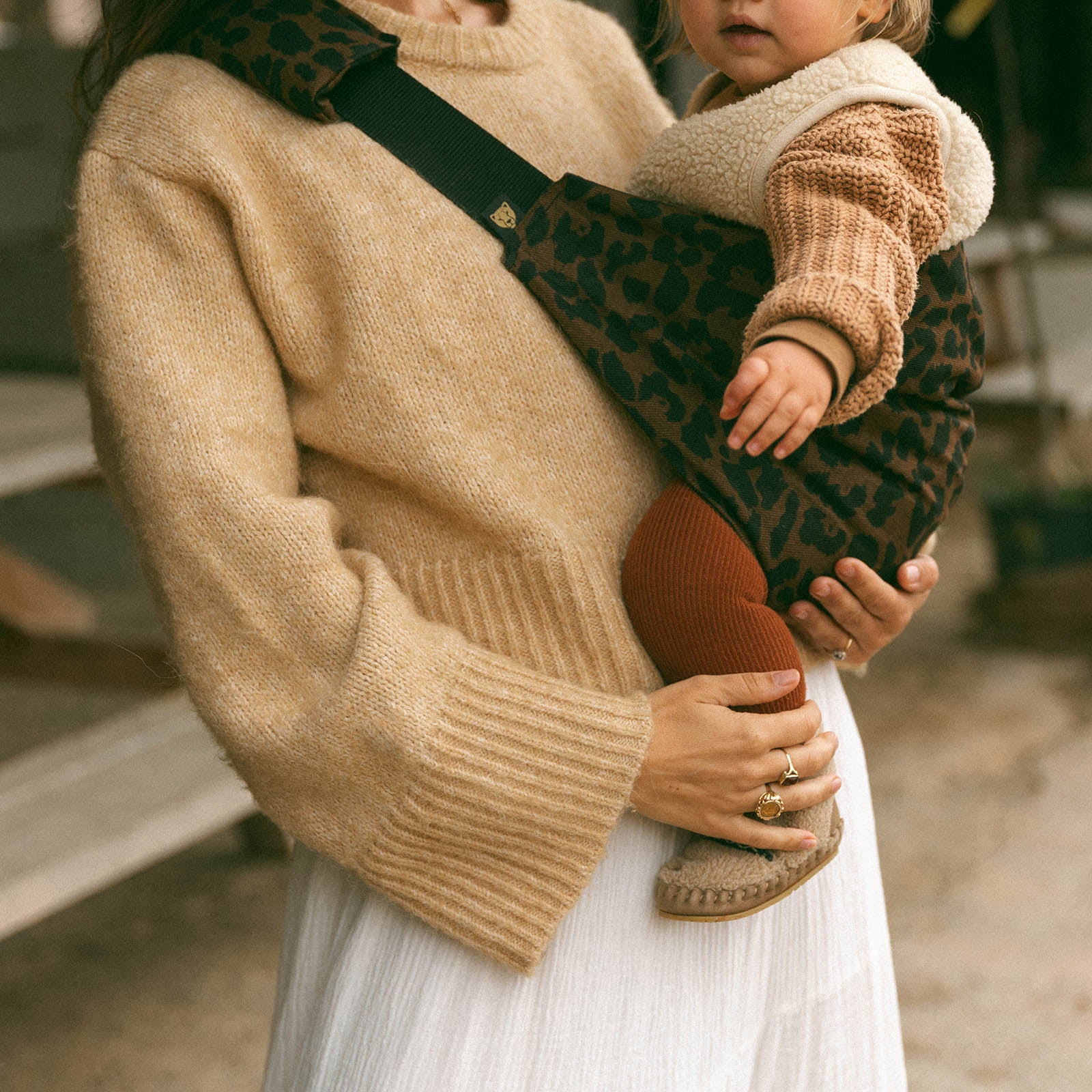 Wildride Leopard Printed Toddler Carrier - Brown - Image 3