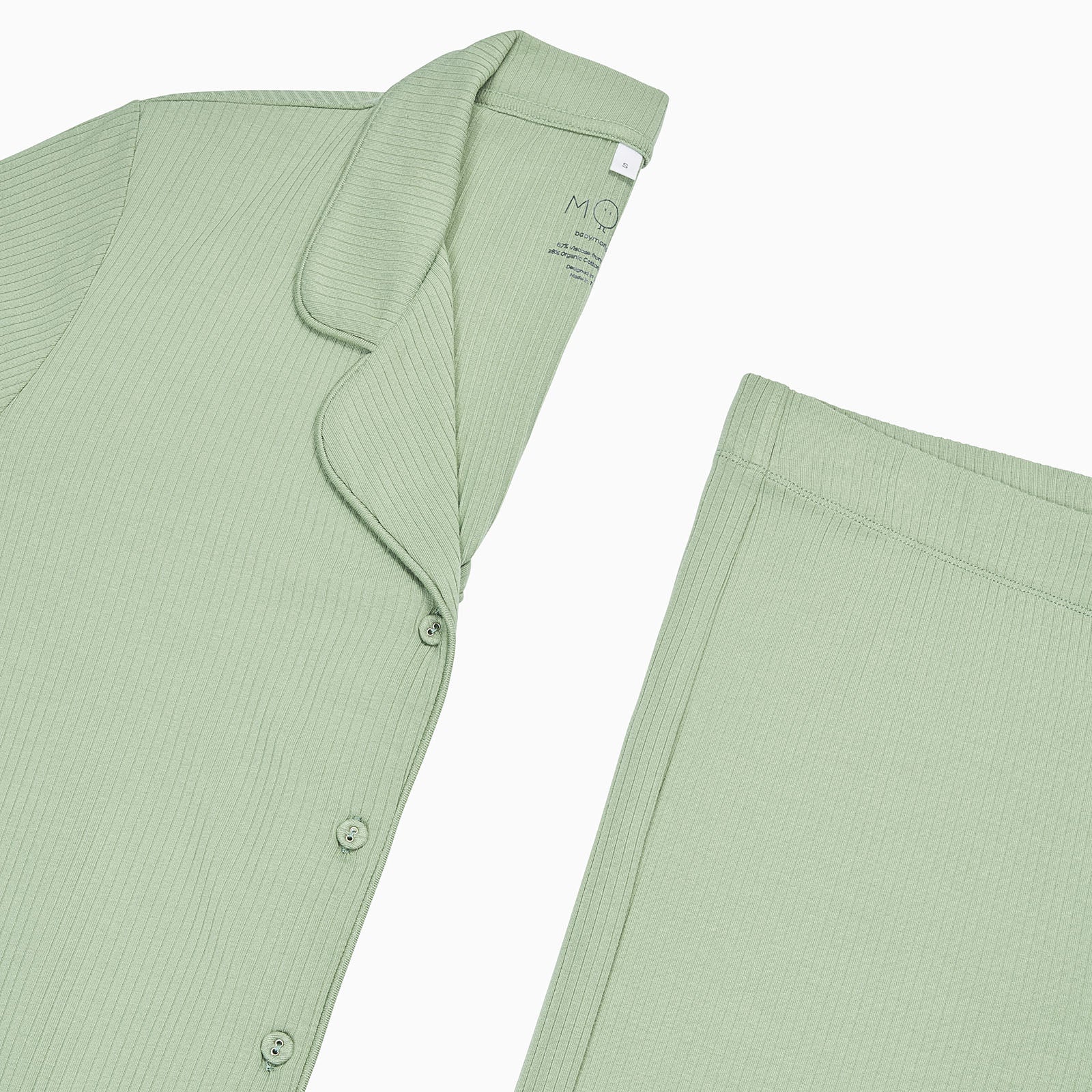 Women's Ribbed Collared Pyjamas - Image 14