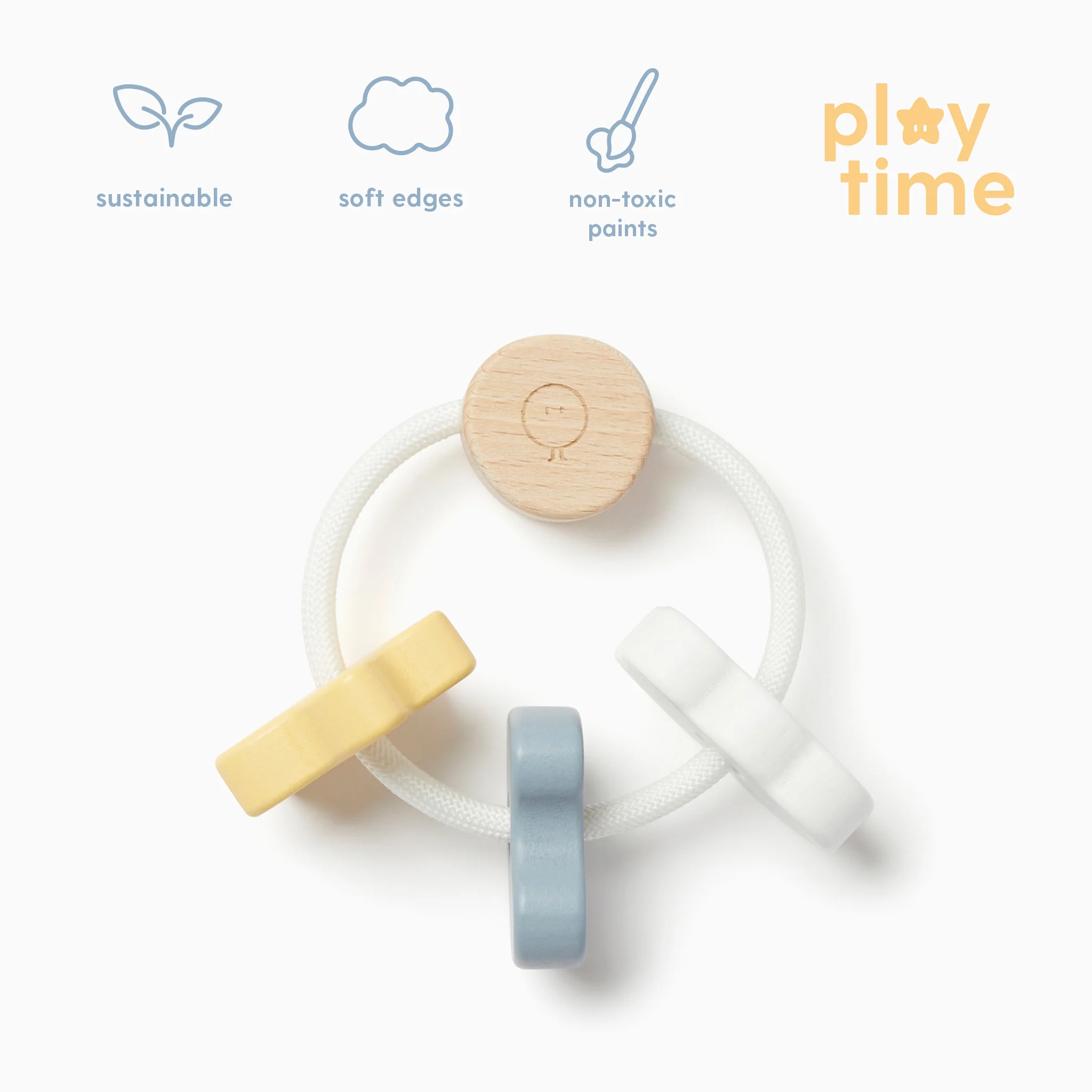 Wooden Rattle Ring - Image 2