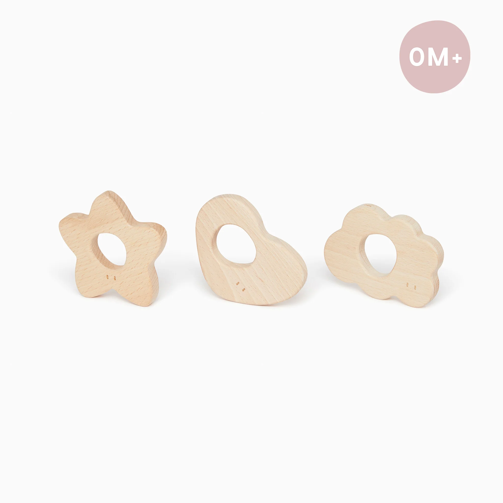 Wooden Teethers 3 Pack