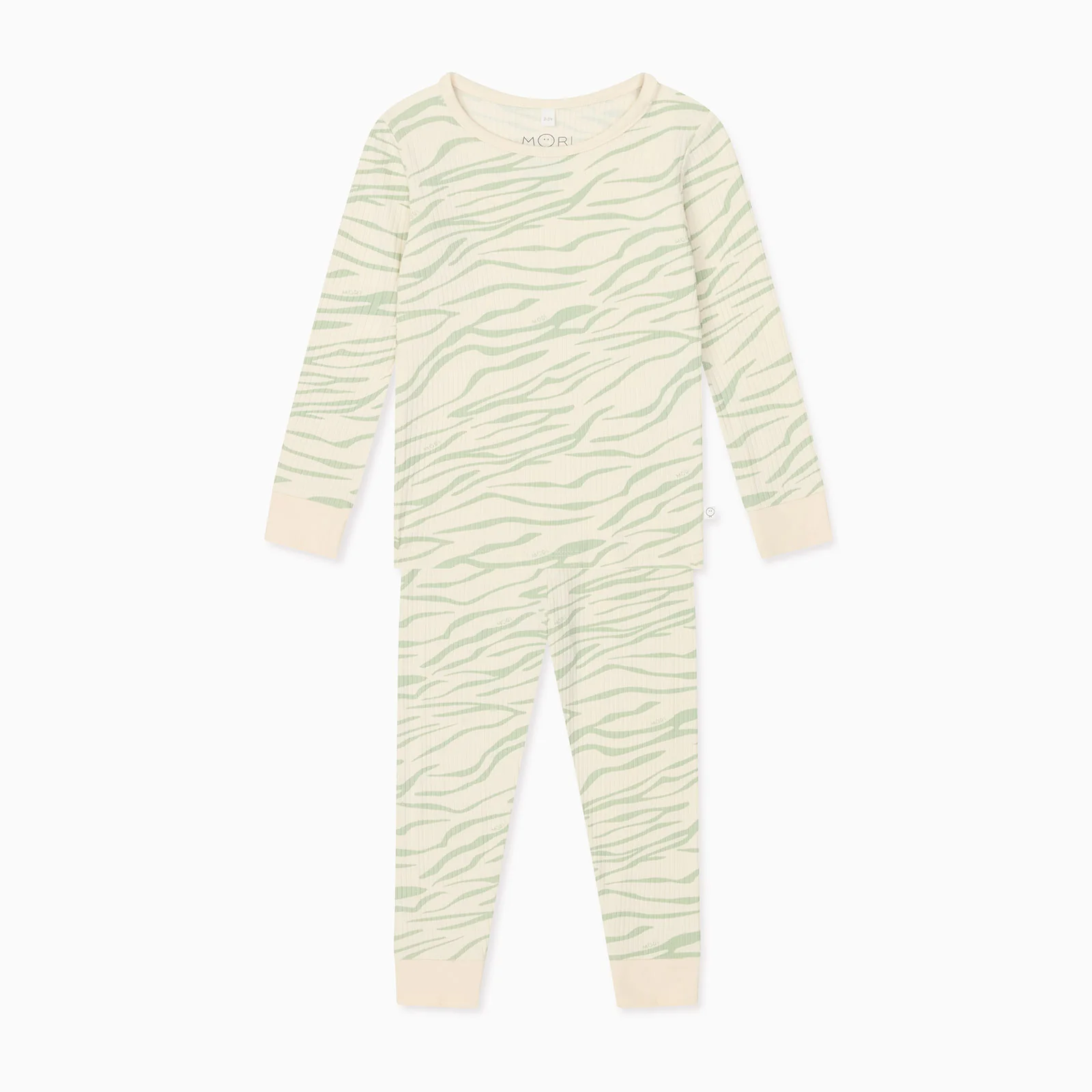 Zebra Stripe Ribbed Pyjamas - Image 2