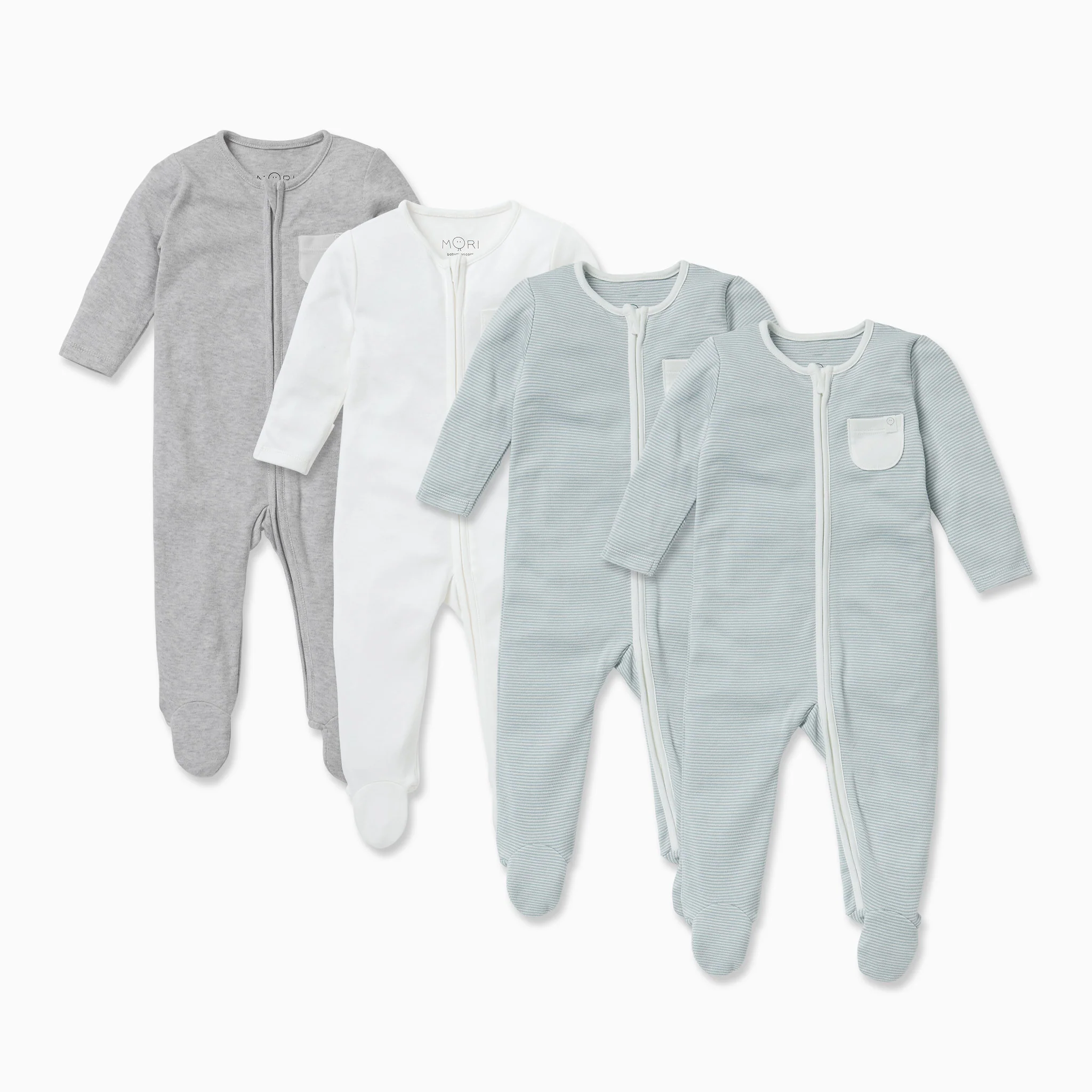 Clever Zip Sleepsuit 4 Pack - Image 14