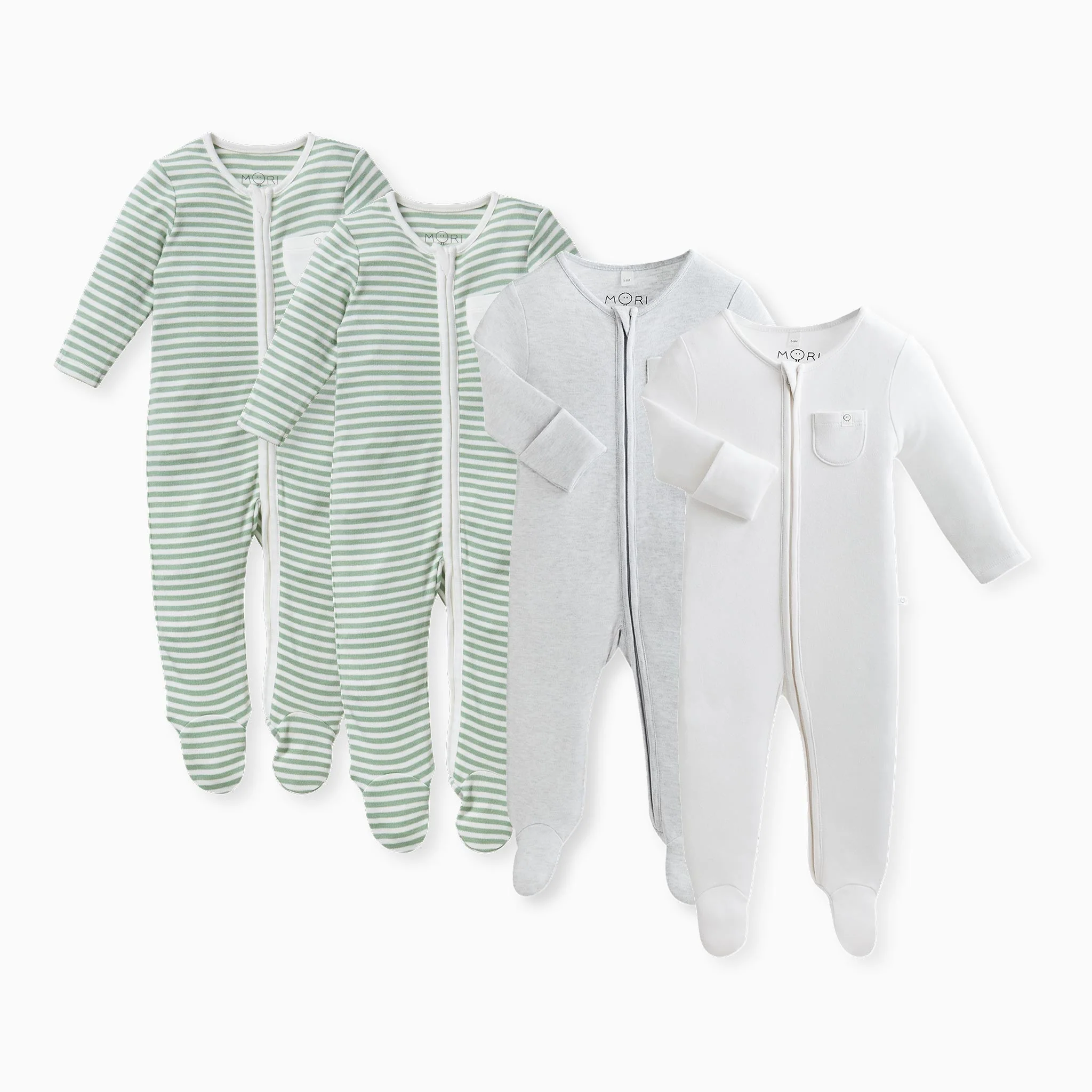 Clever Zip Sleepsuit 4 Pack - Image 17
